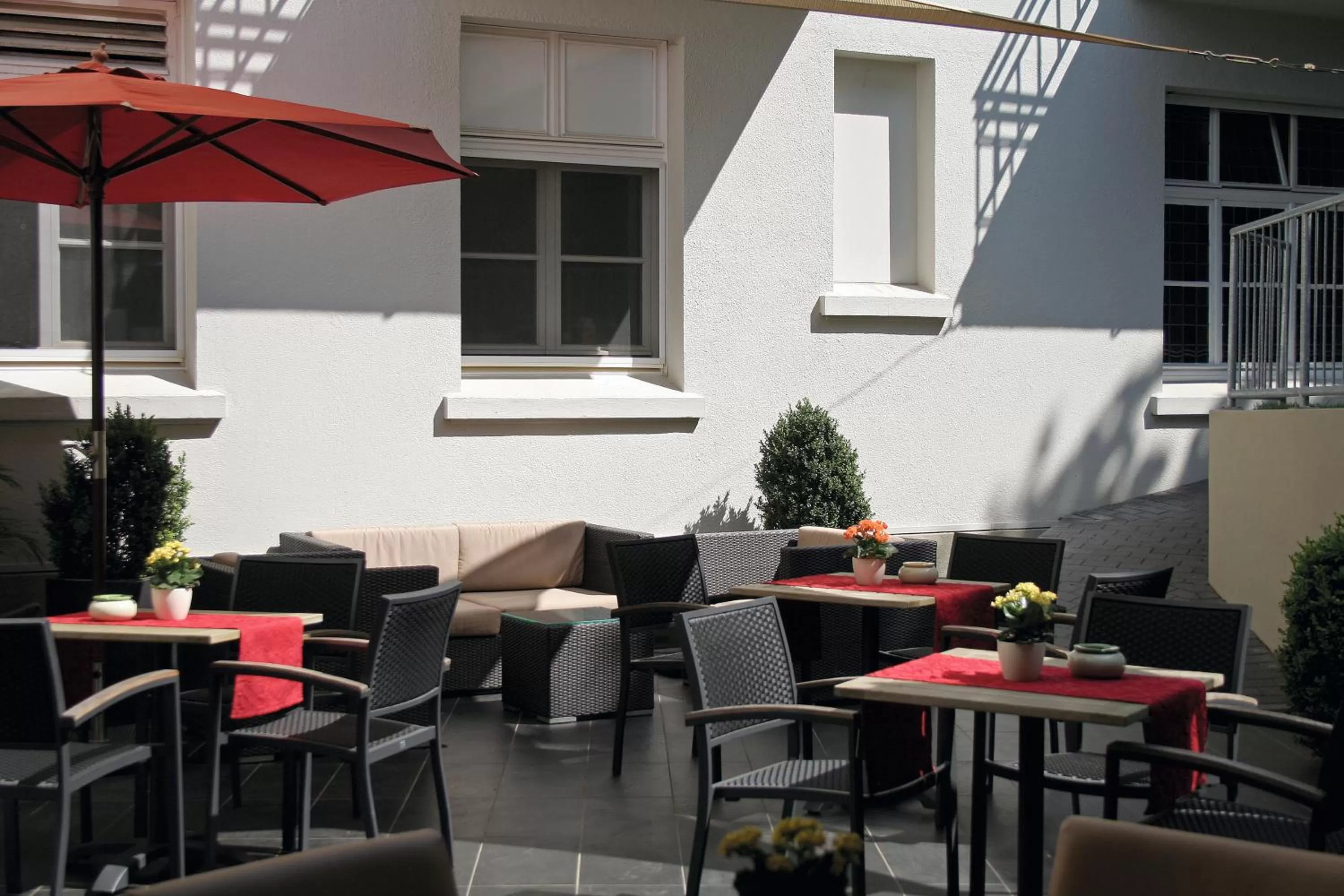 Patio in Hotel Gräfrather Hof