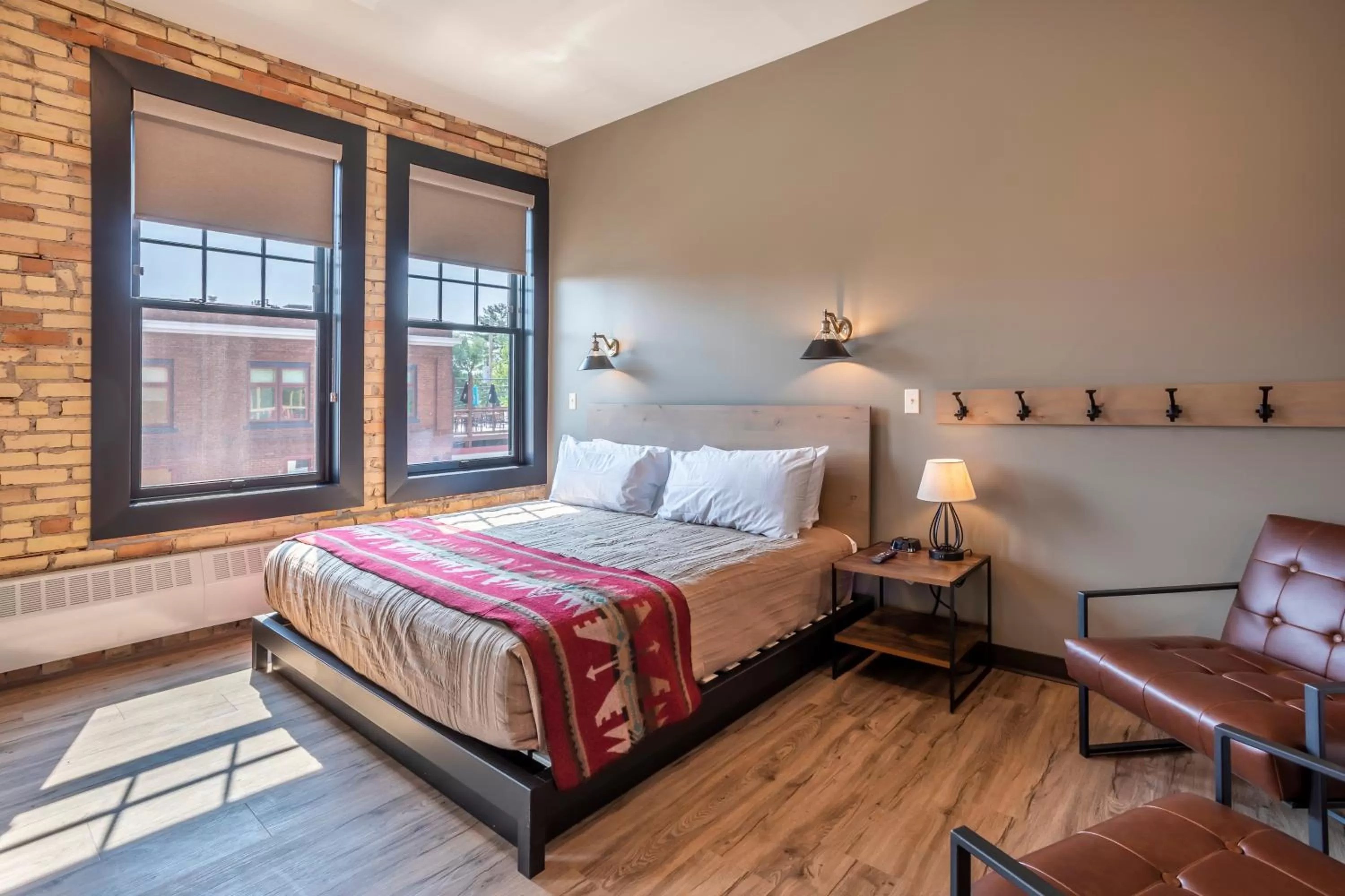 Bed in Crosby Lofts
