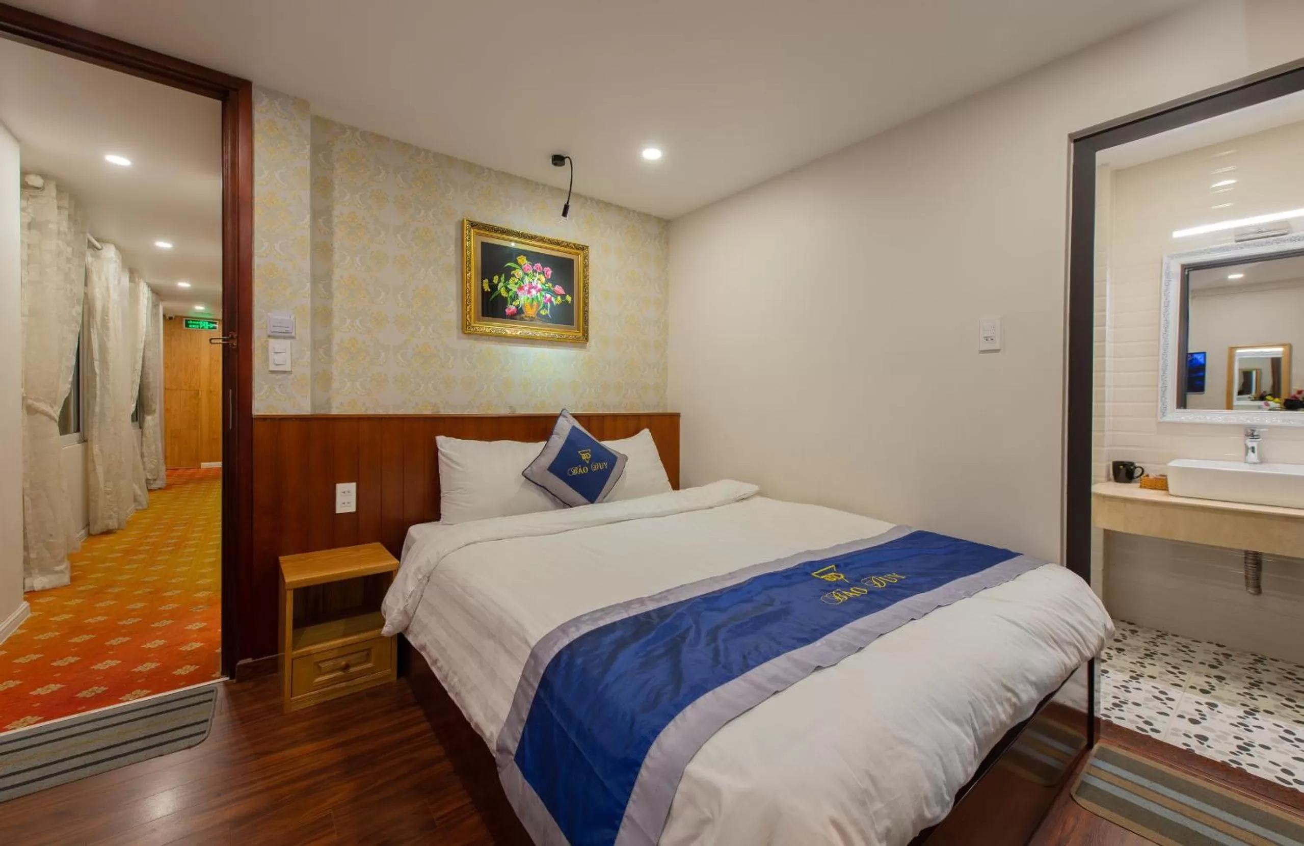 Bed in Hotel Bao Duy