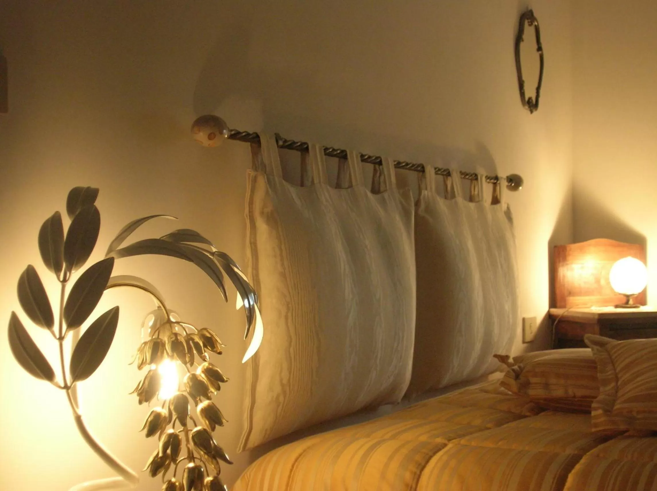 Decorative detail, Bed in B&B Anna