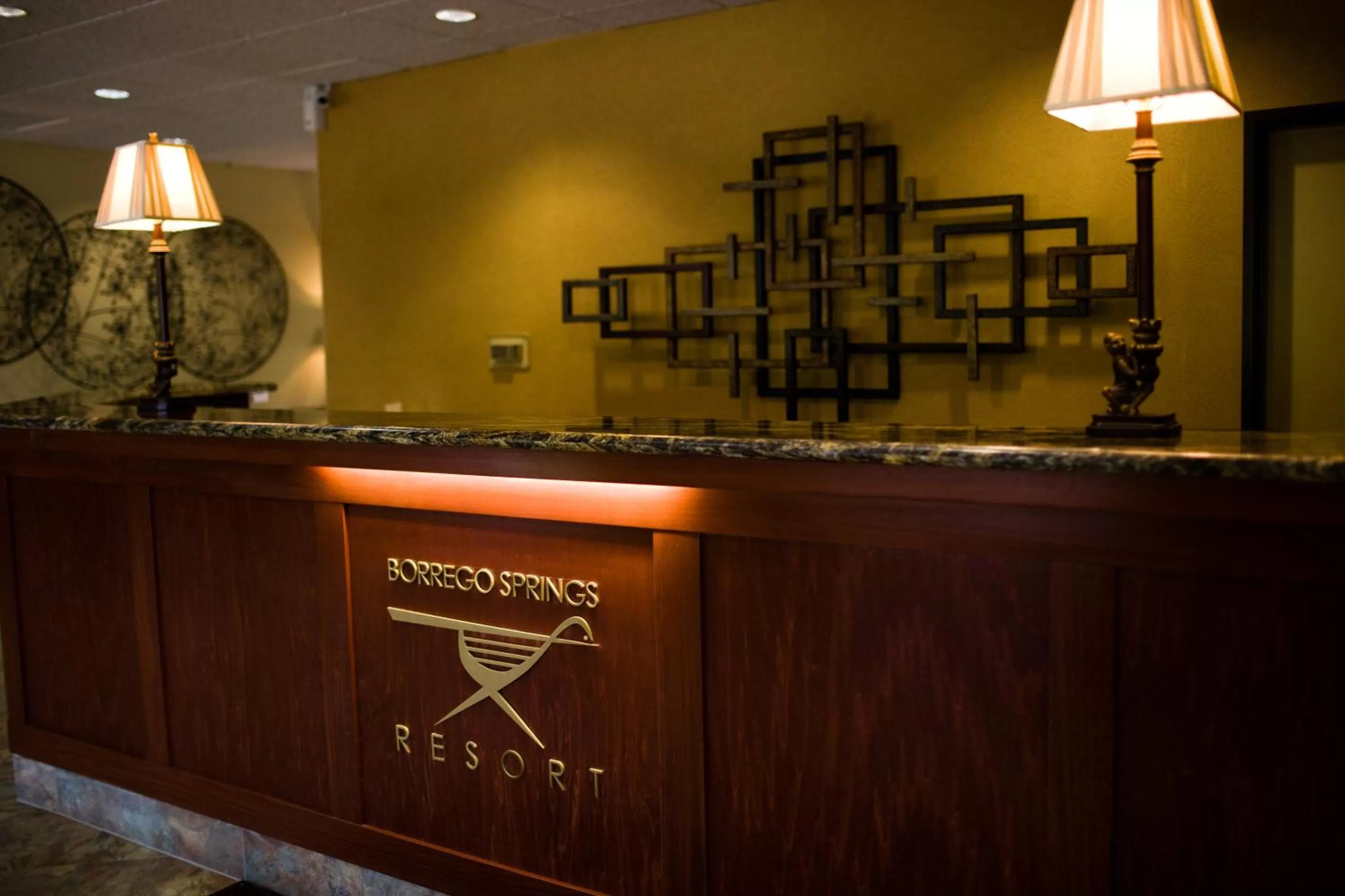 Lobby or reception in Borrego Springs Resort