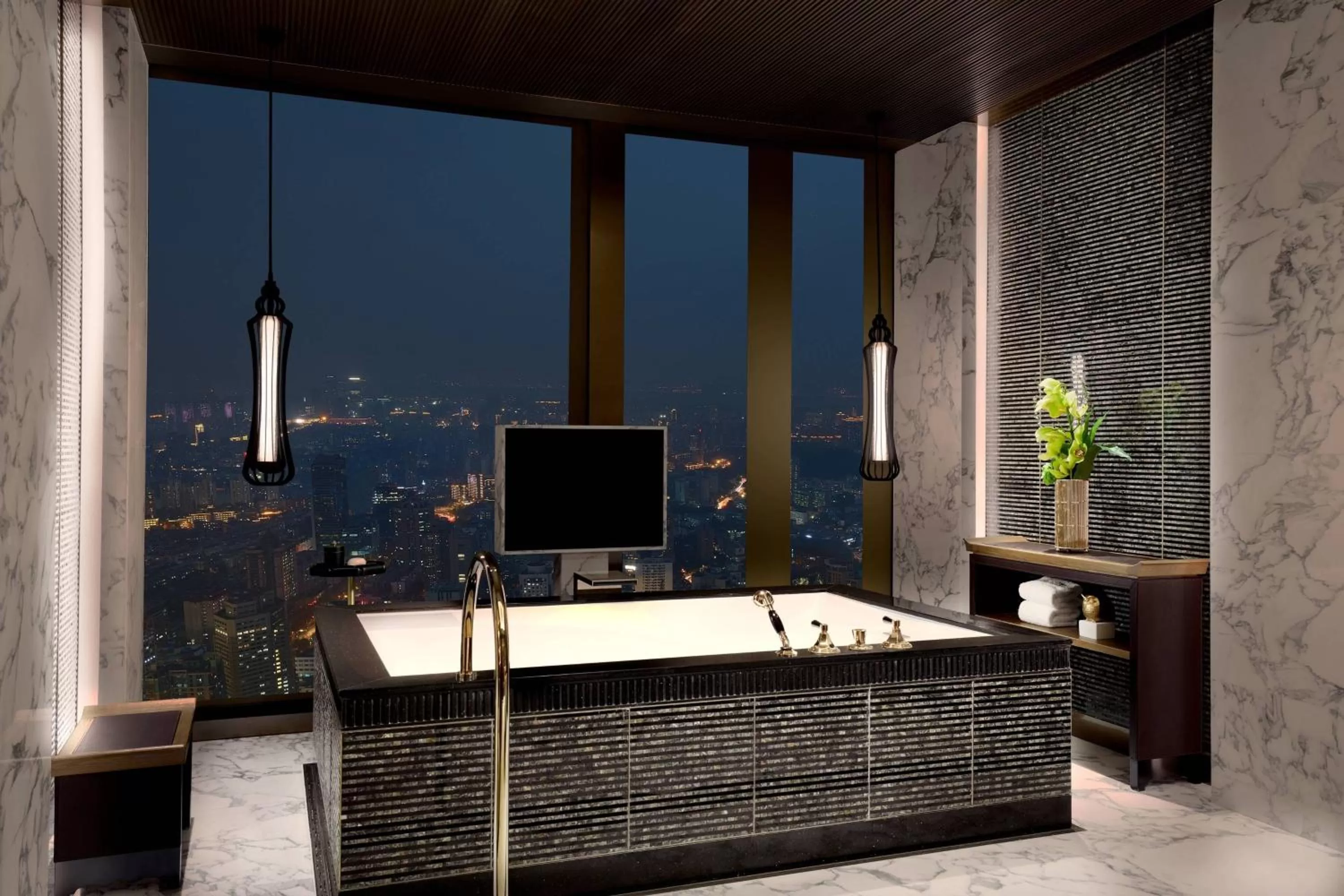 Bathroom in The Ritz-Carlton, Nanjing
