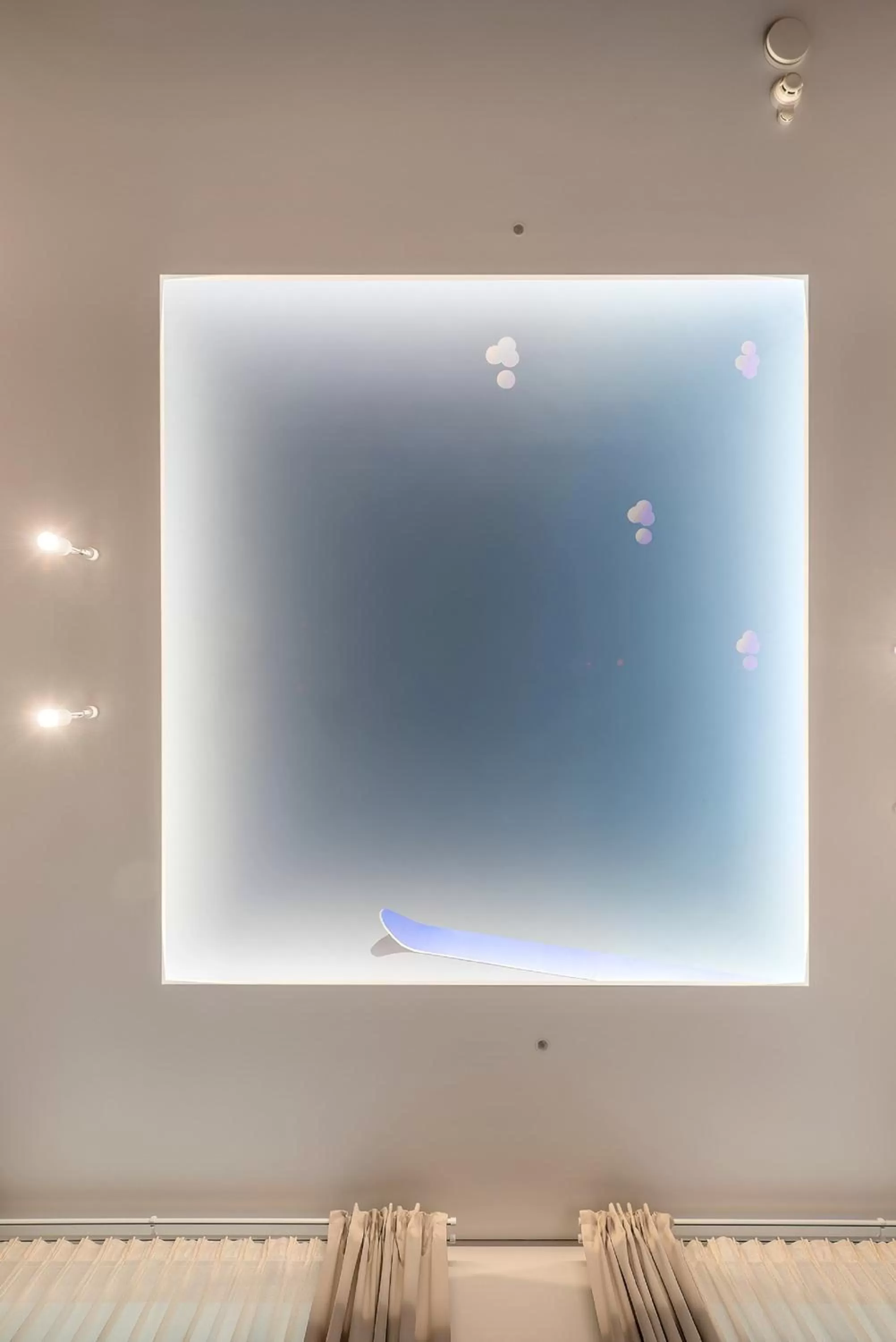 Decorative detail in Artagonist Art Hotel