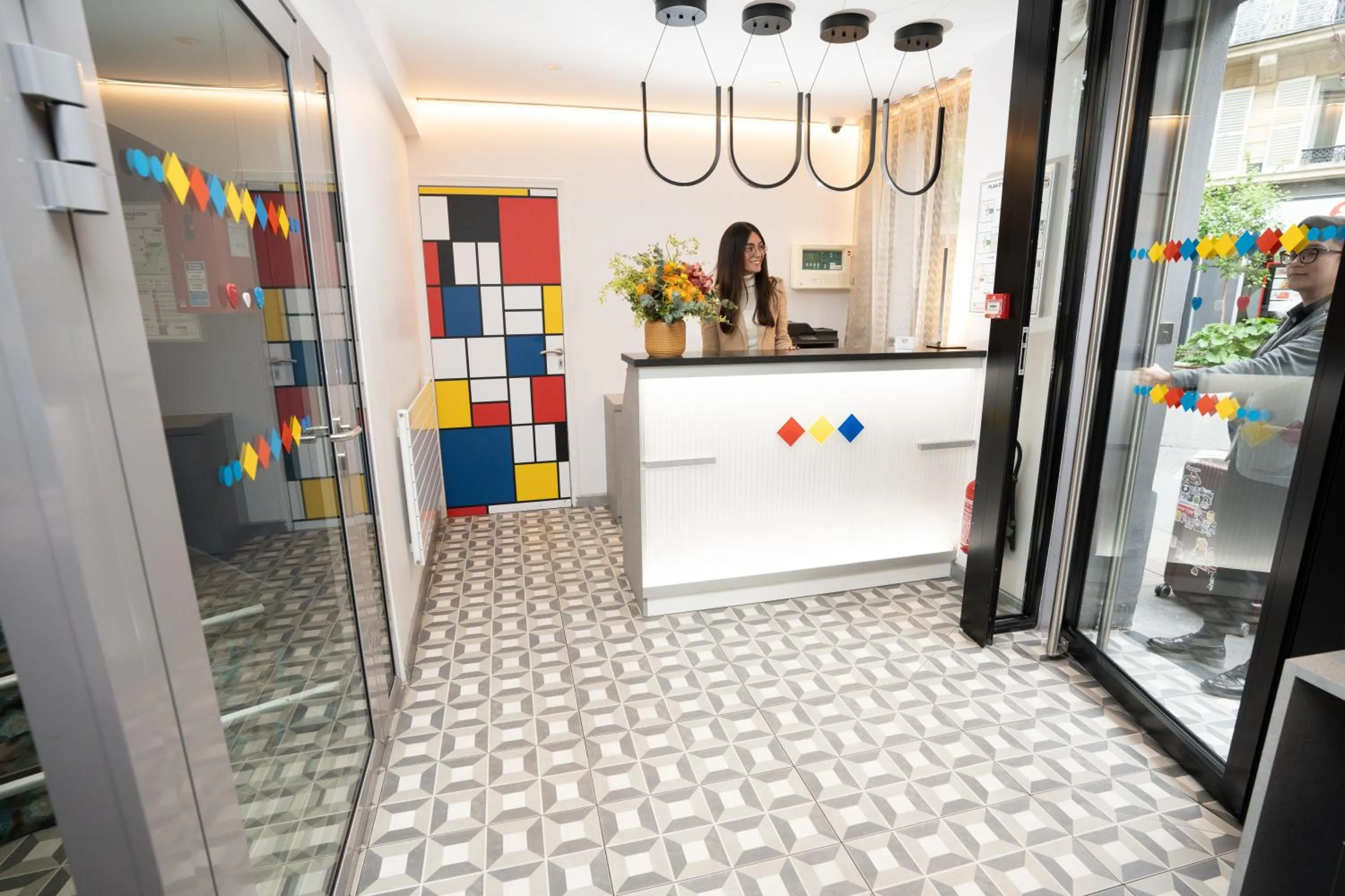 Lobby or reception in Hôtel Du Mont Dore Batignolles