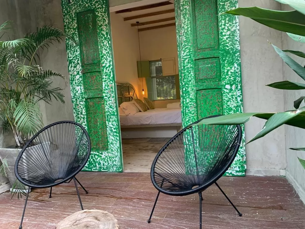 Patio in Waka Hotel Rural