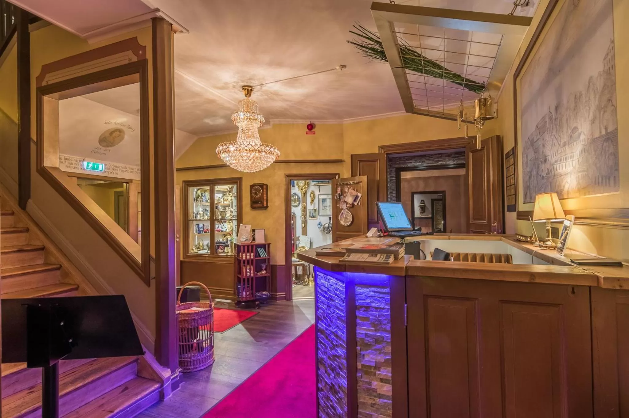 Lobby or reception in Skultuna Hotell & Konferens