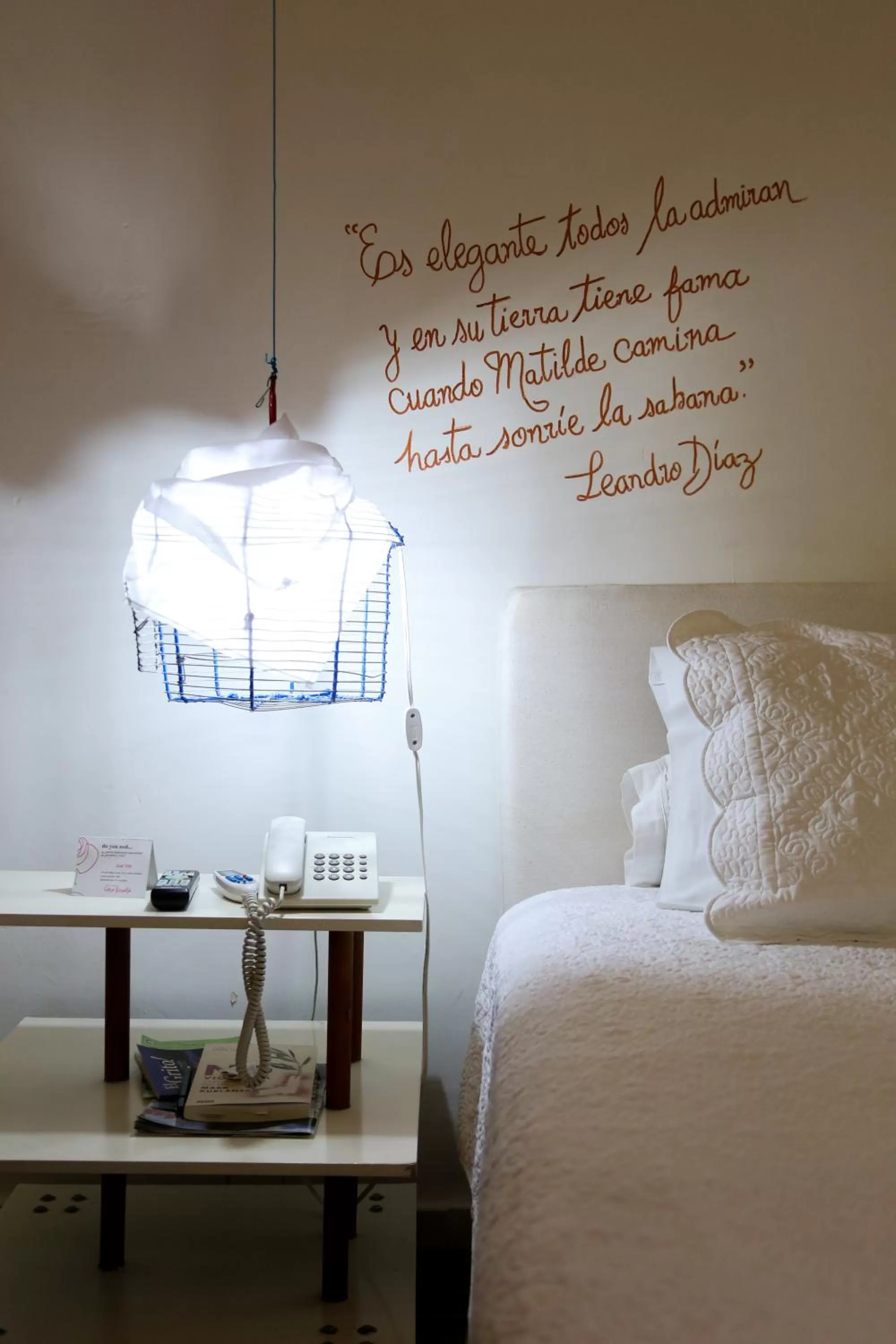 Text overlay, Bed in Hotel Boutique Casa Rosalía