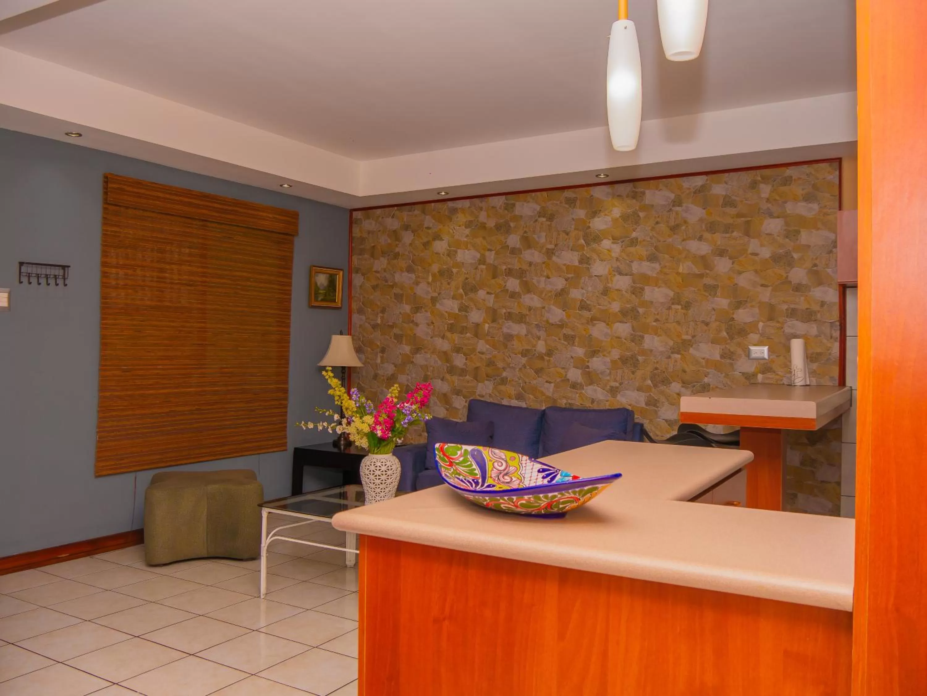 Living room in Hotel Bamboo Aeropuerto