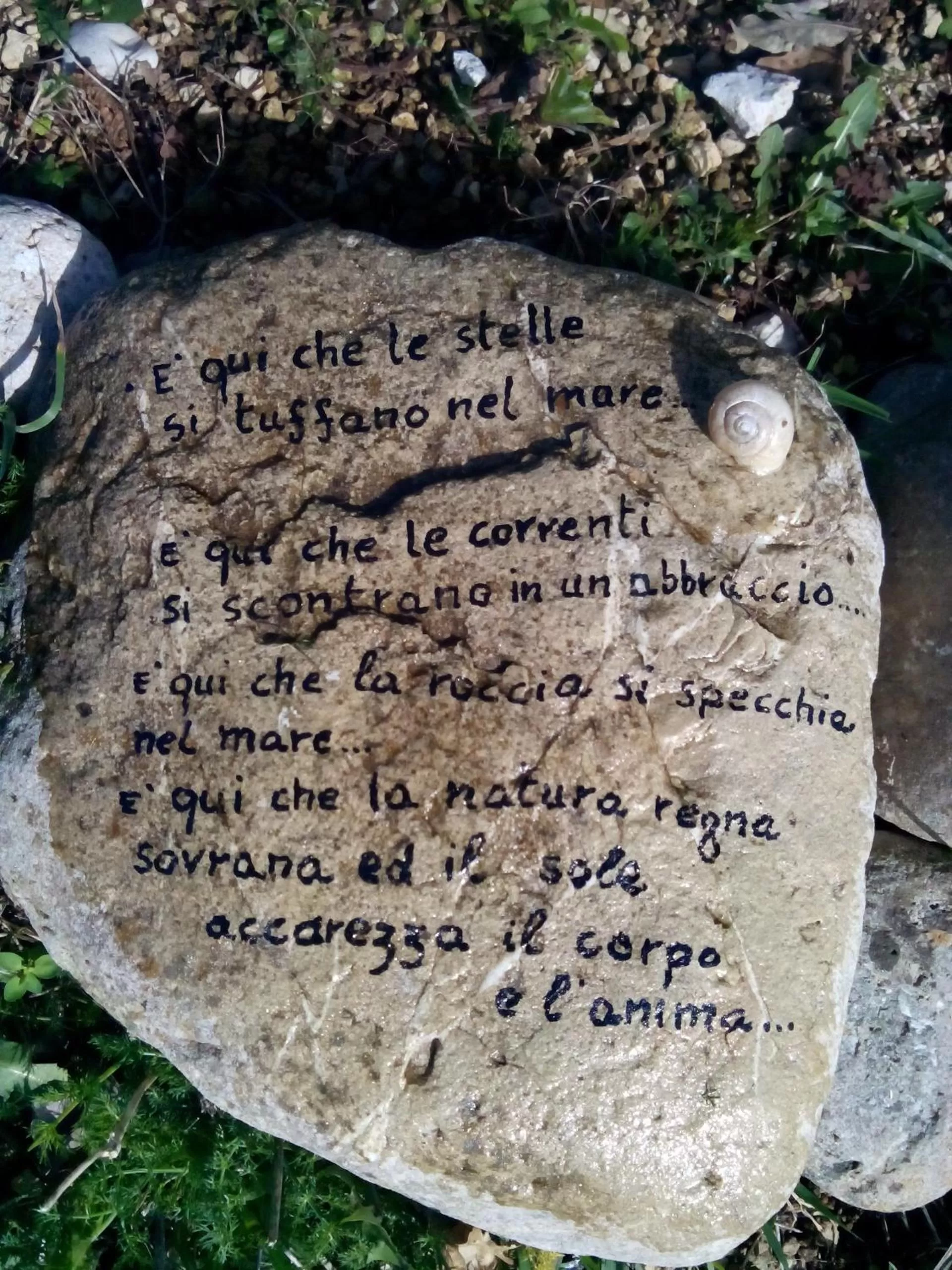 Decorative detail in La Cicogna