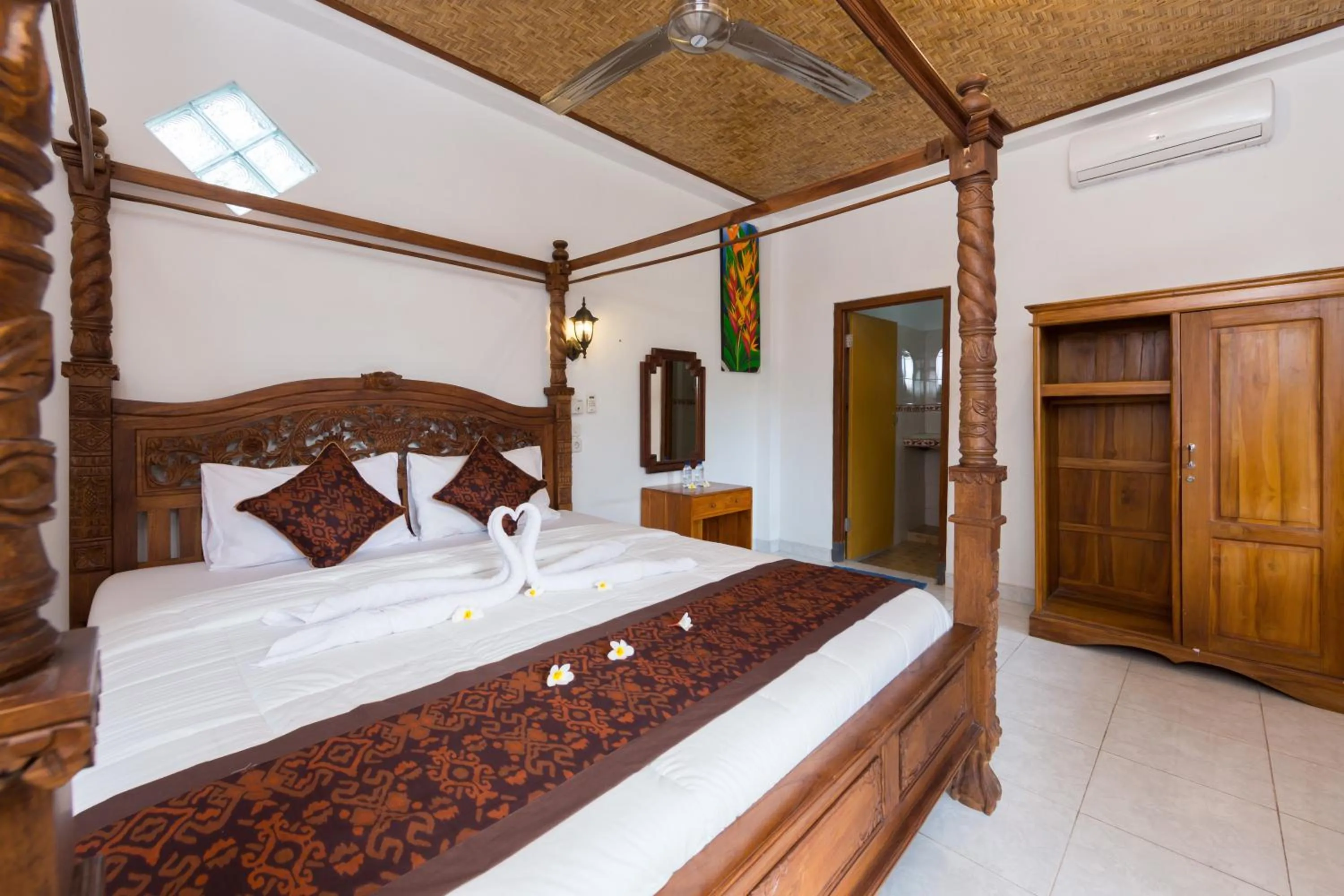 Bedroom, Bed in Sayong House