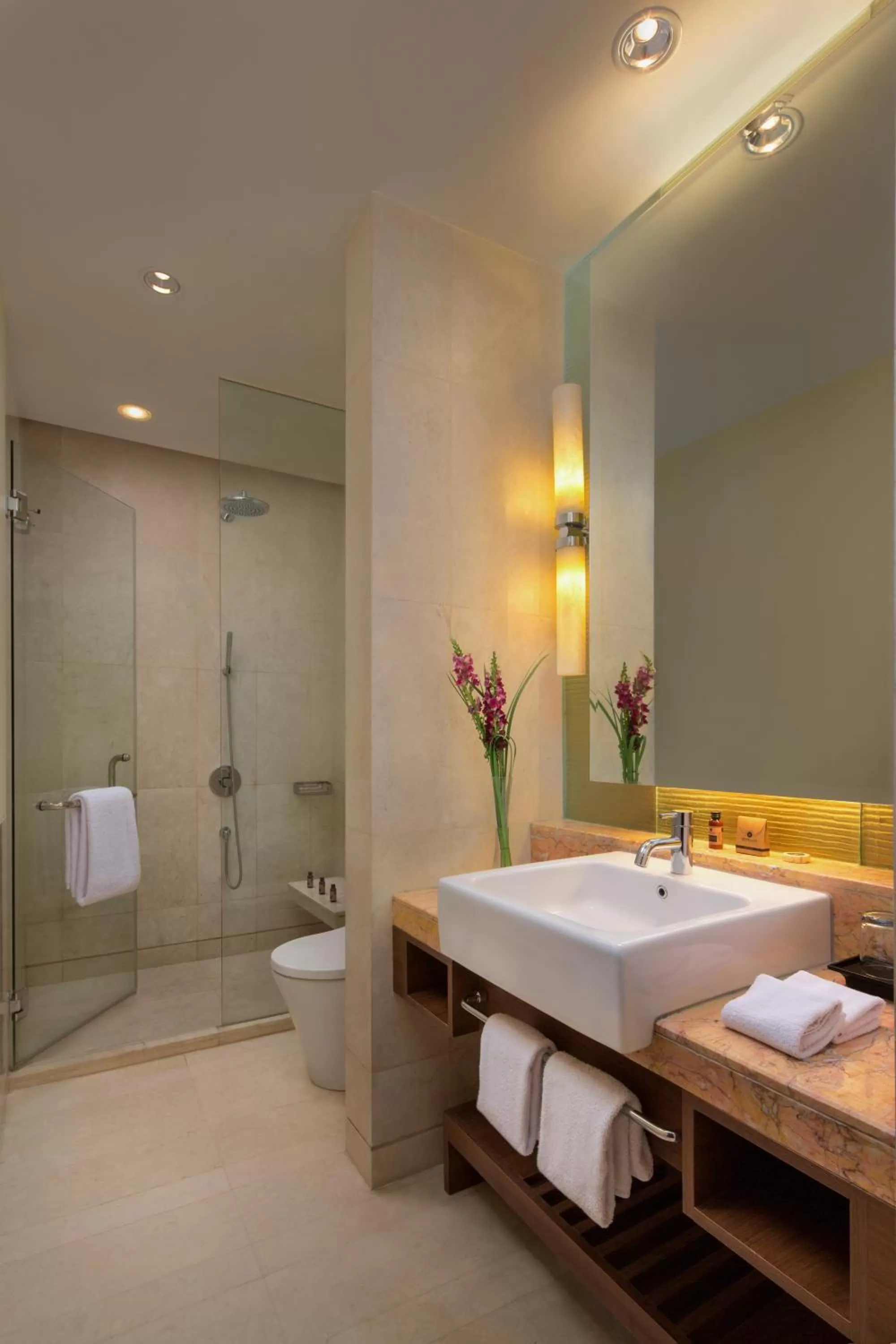 Bathroom in Oakwood Premier Cozmo Jakarta