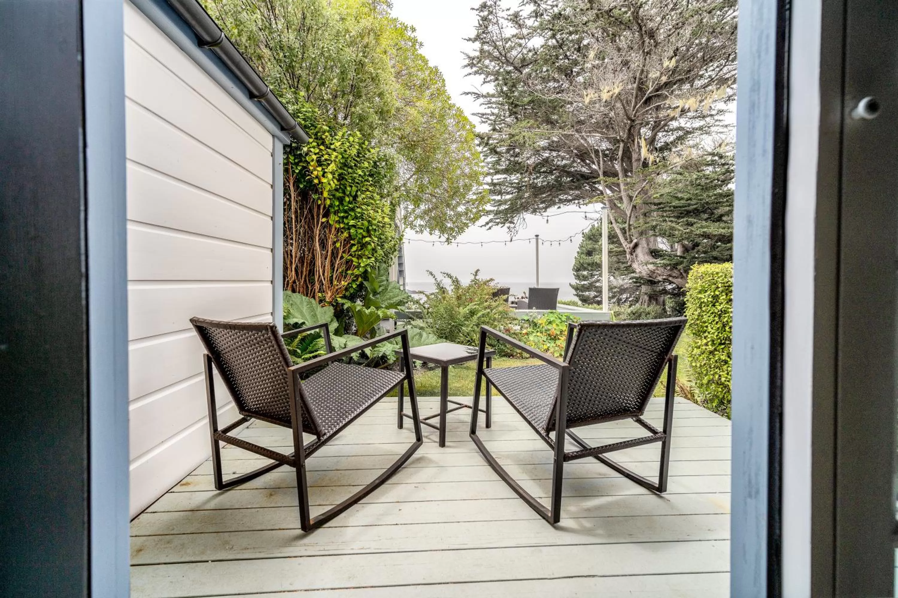 Patio in Agate Cove Inn
