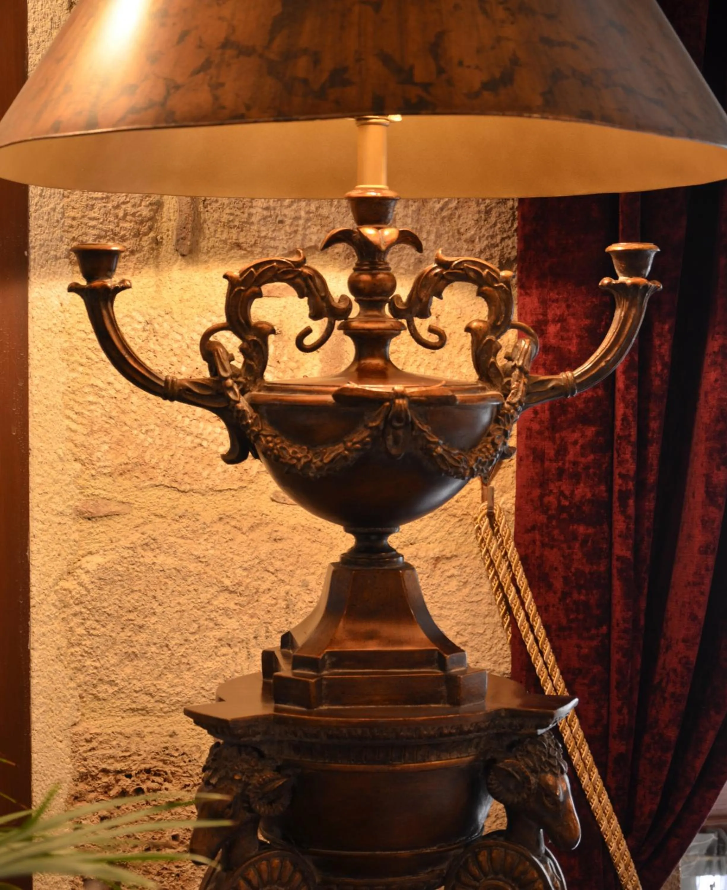 Decorative detail in Tuvana Hotel