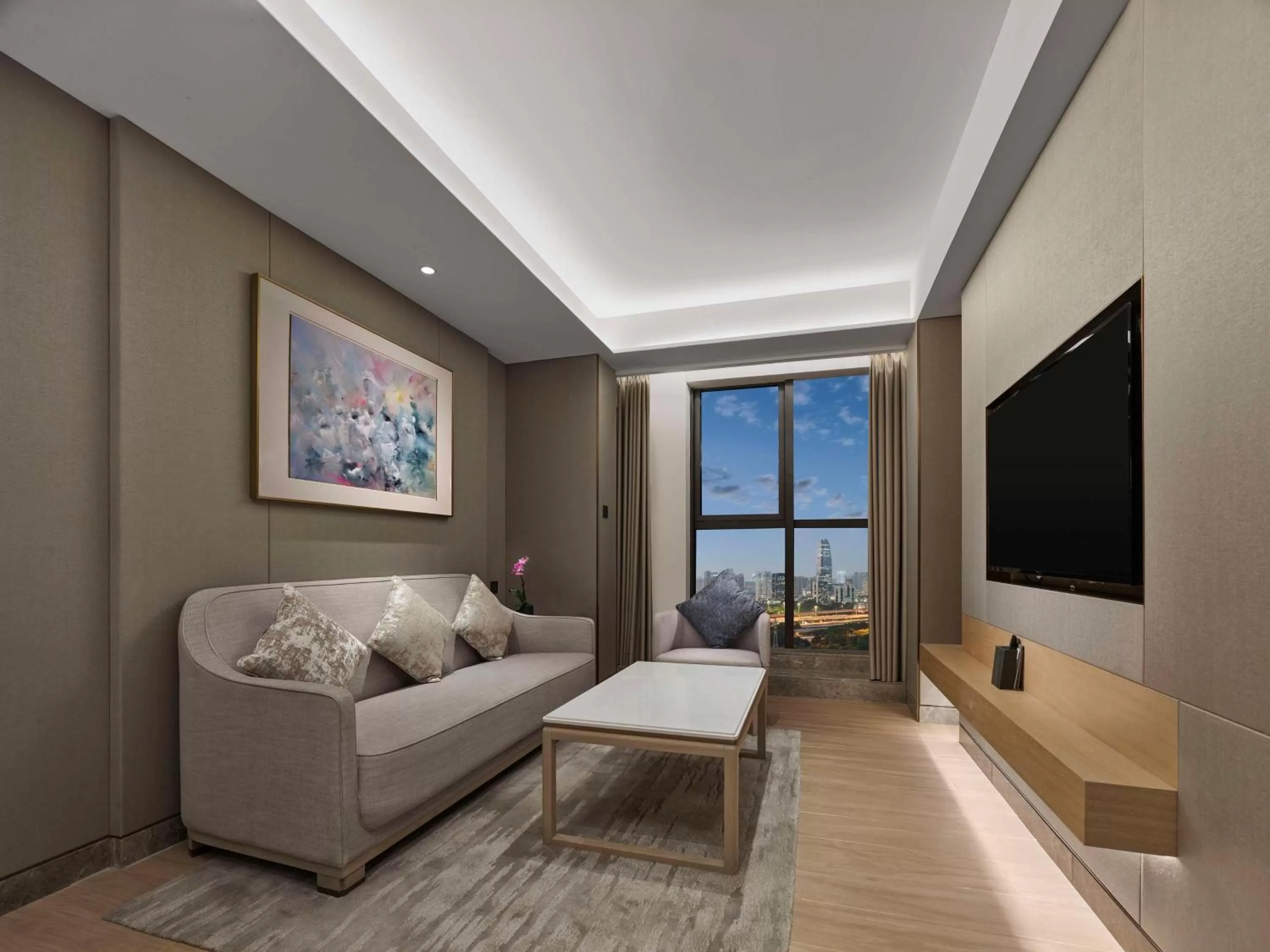 Living room in DoubleTree By Hilton Shenzhen Nanshan Hotel & Residences