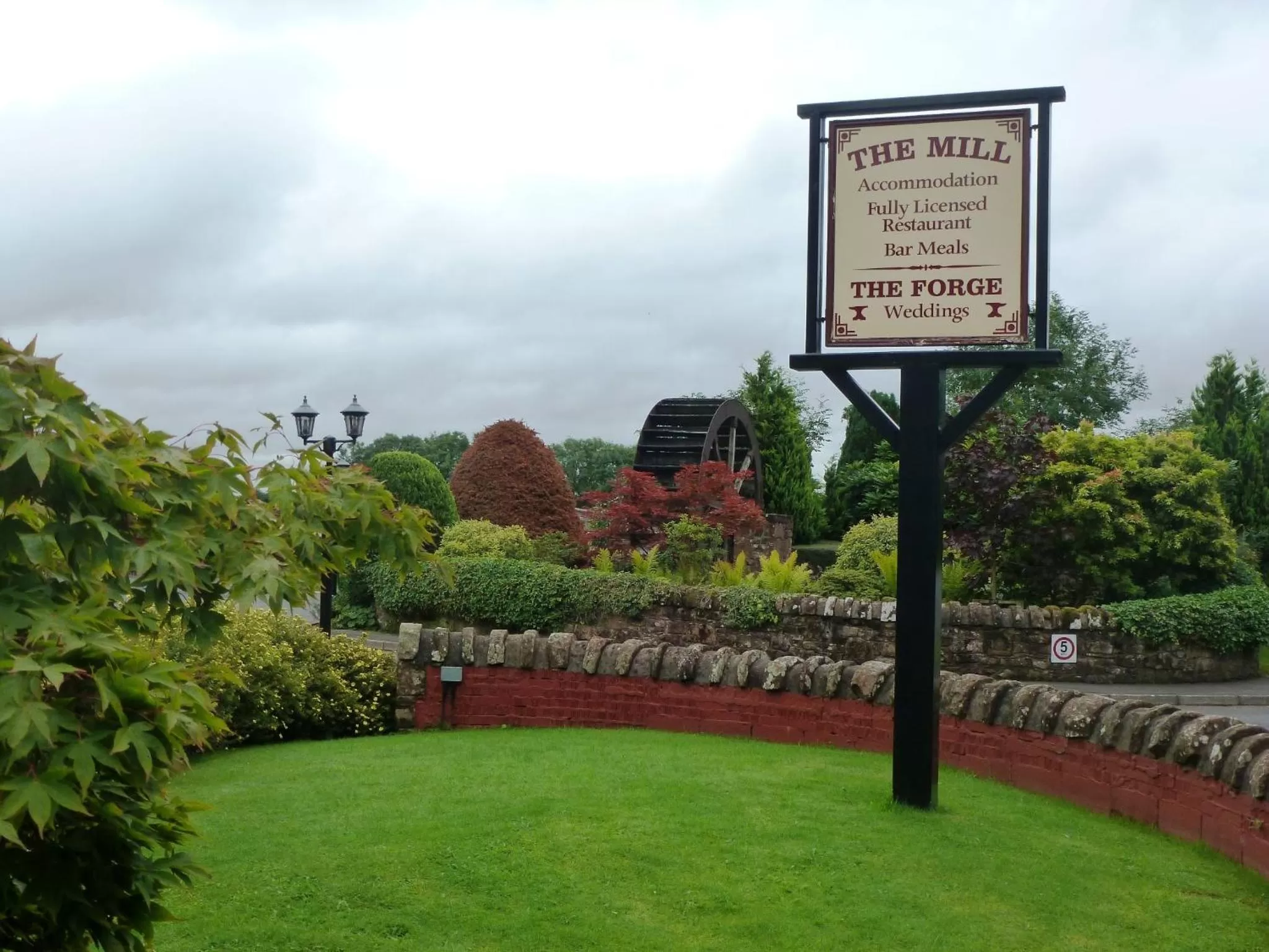 Facade/entrance in The Mill Forge Hotel