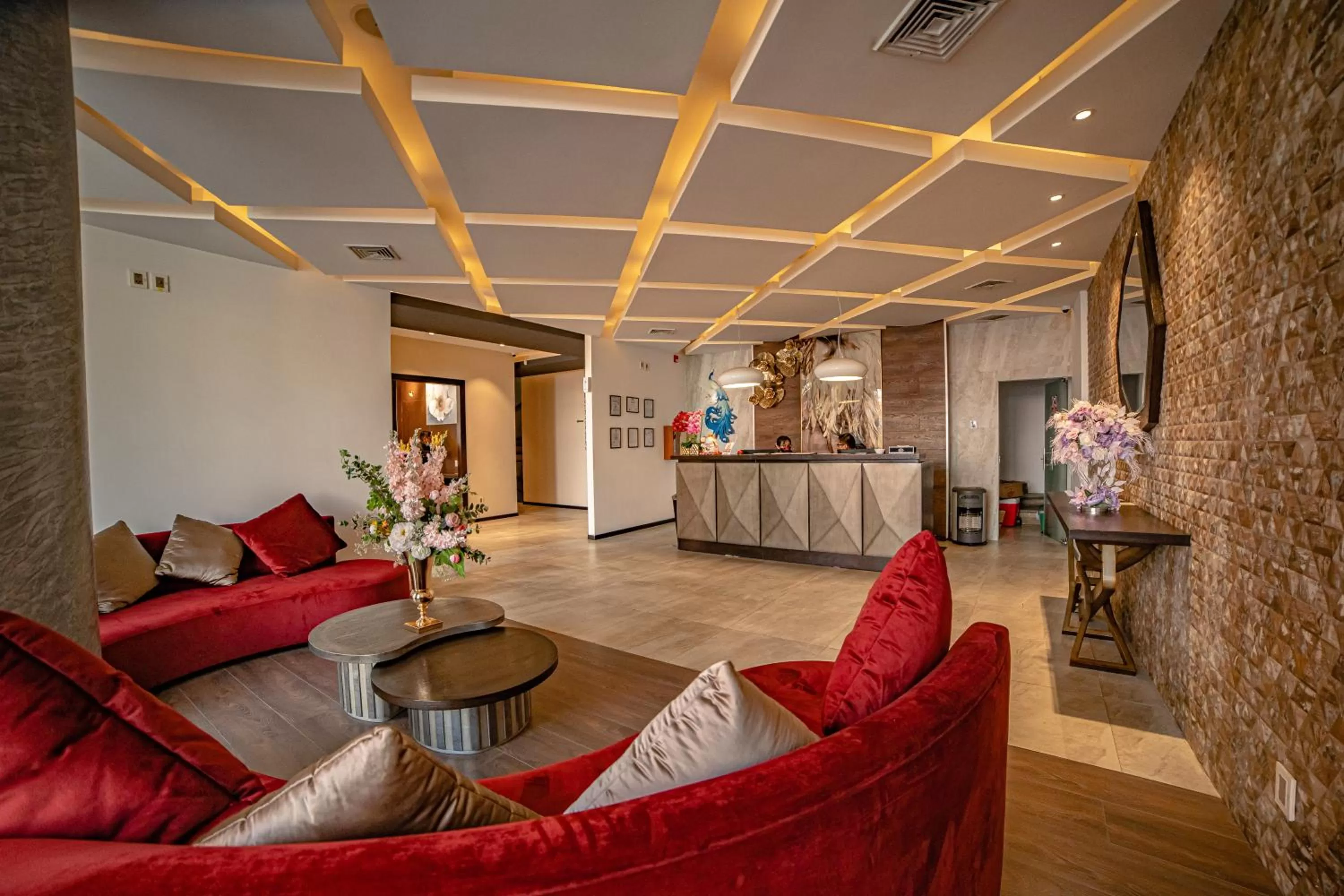 Lobby or reception in Hotel Hualimei