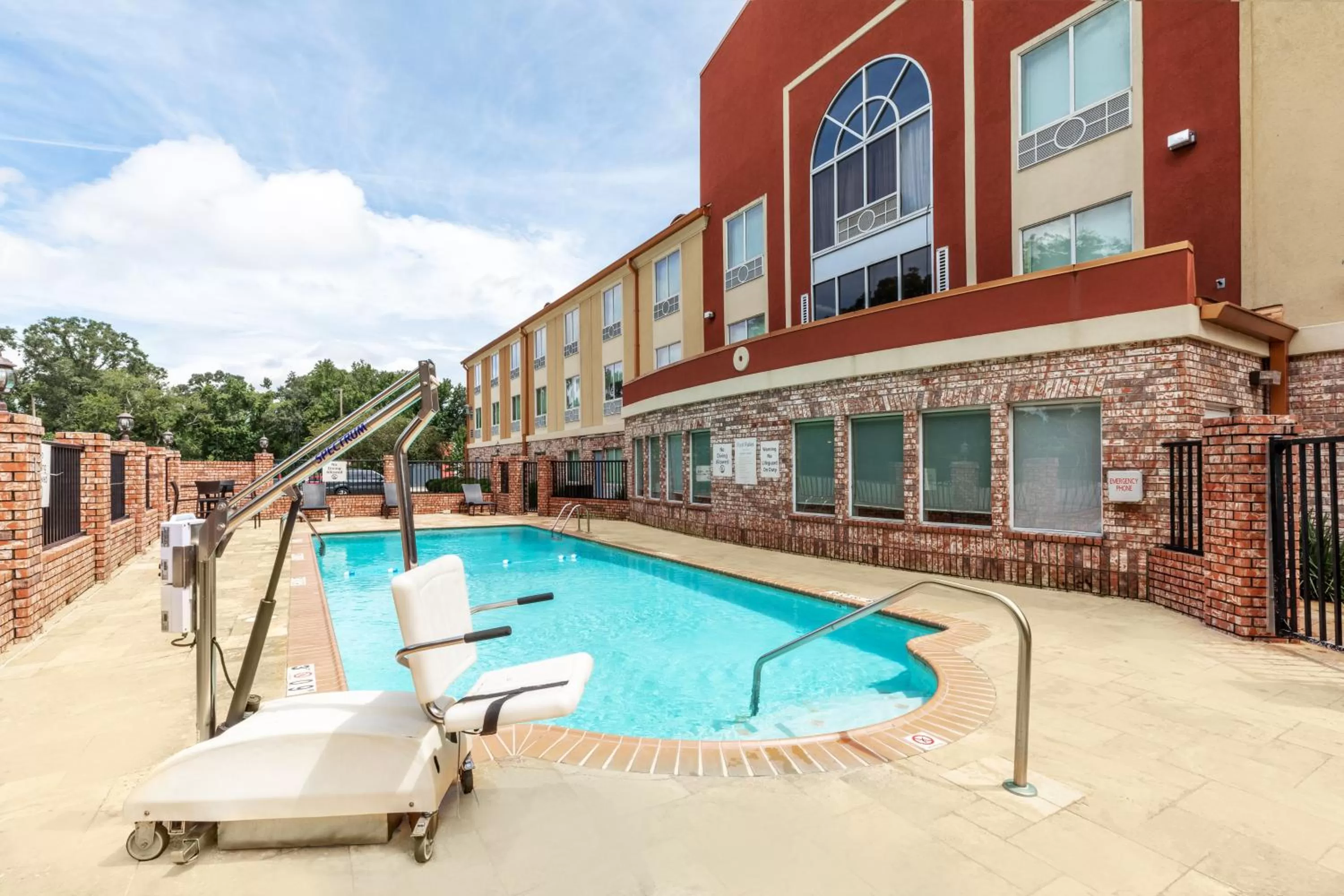 Pool view in Holiday Inn Express & Suites Lafayette South by IHG