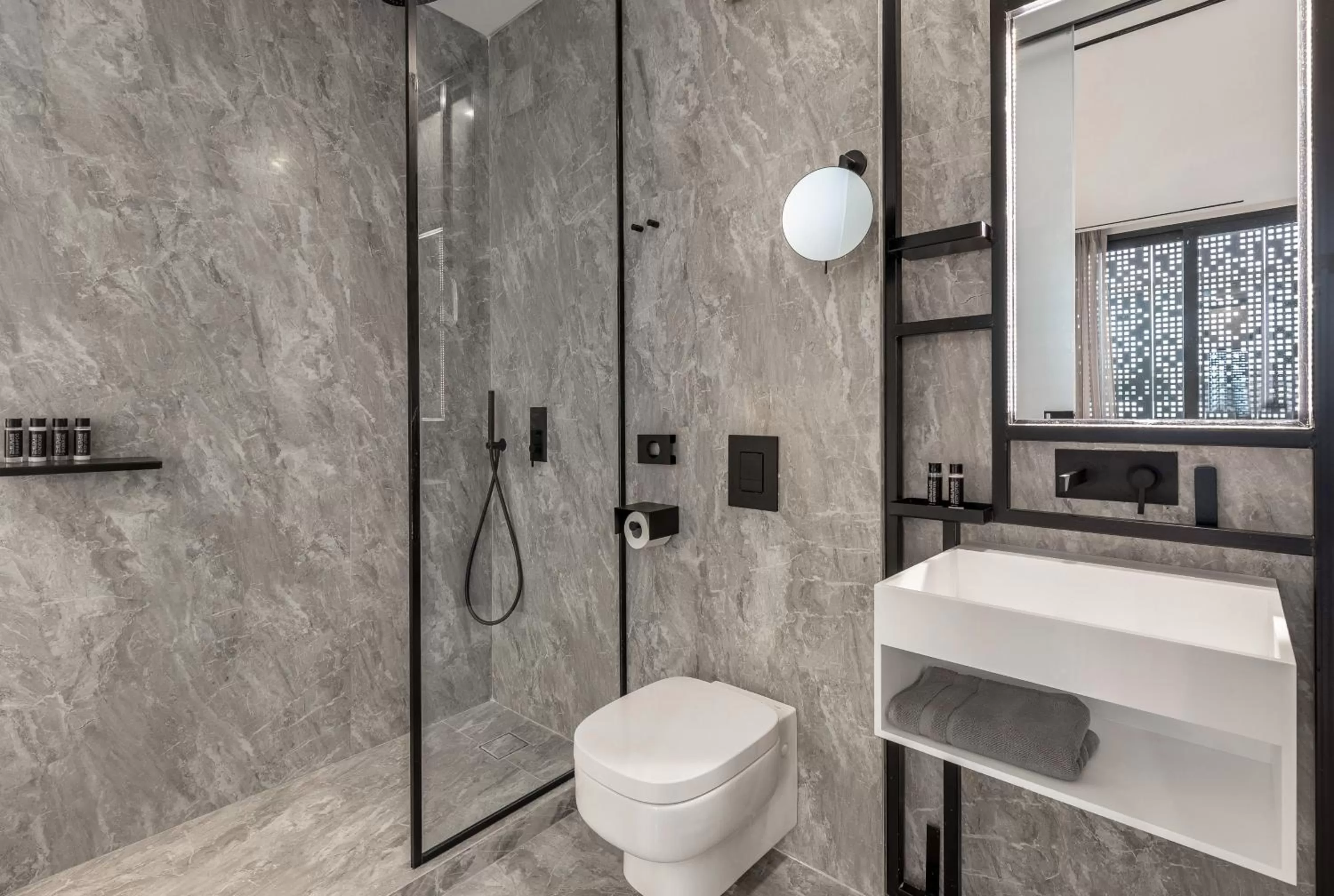 Shower in The Duke Boutique Suites