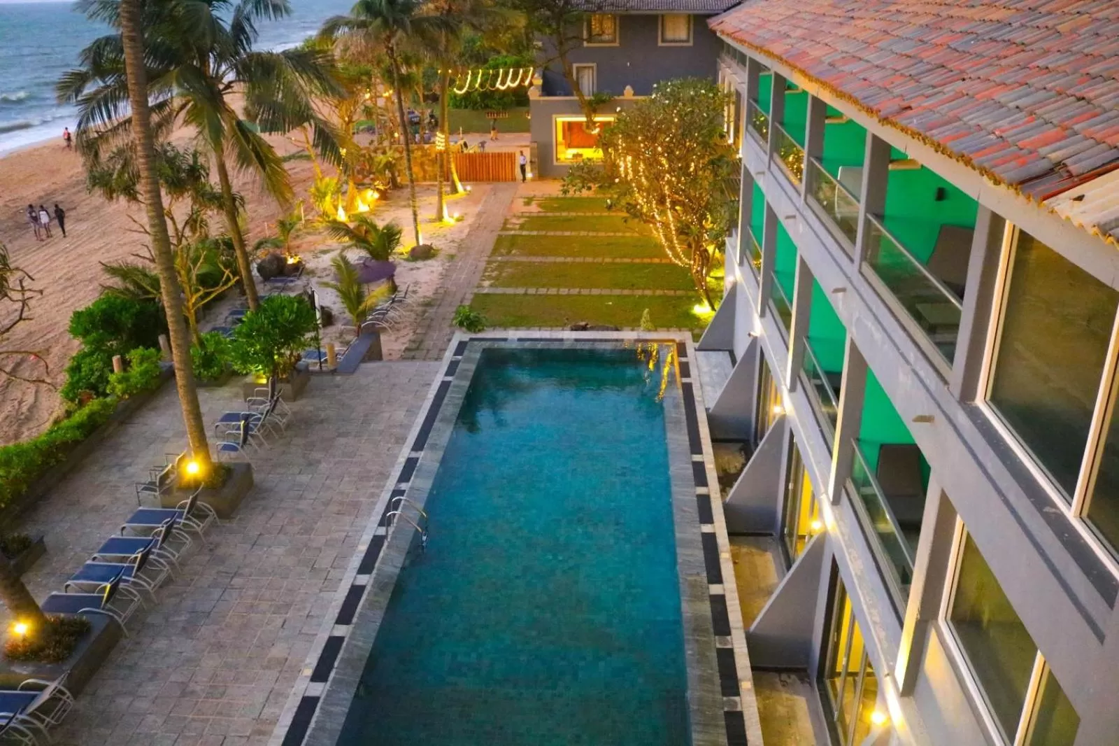 Pool view in Earl's Regent Negombo "Golden Shore at Your Door - Find Your Dream Stay"