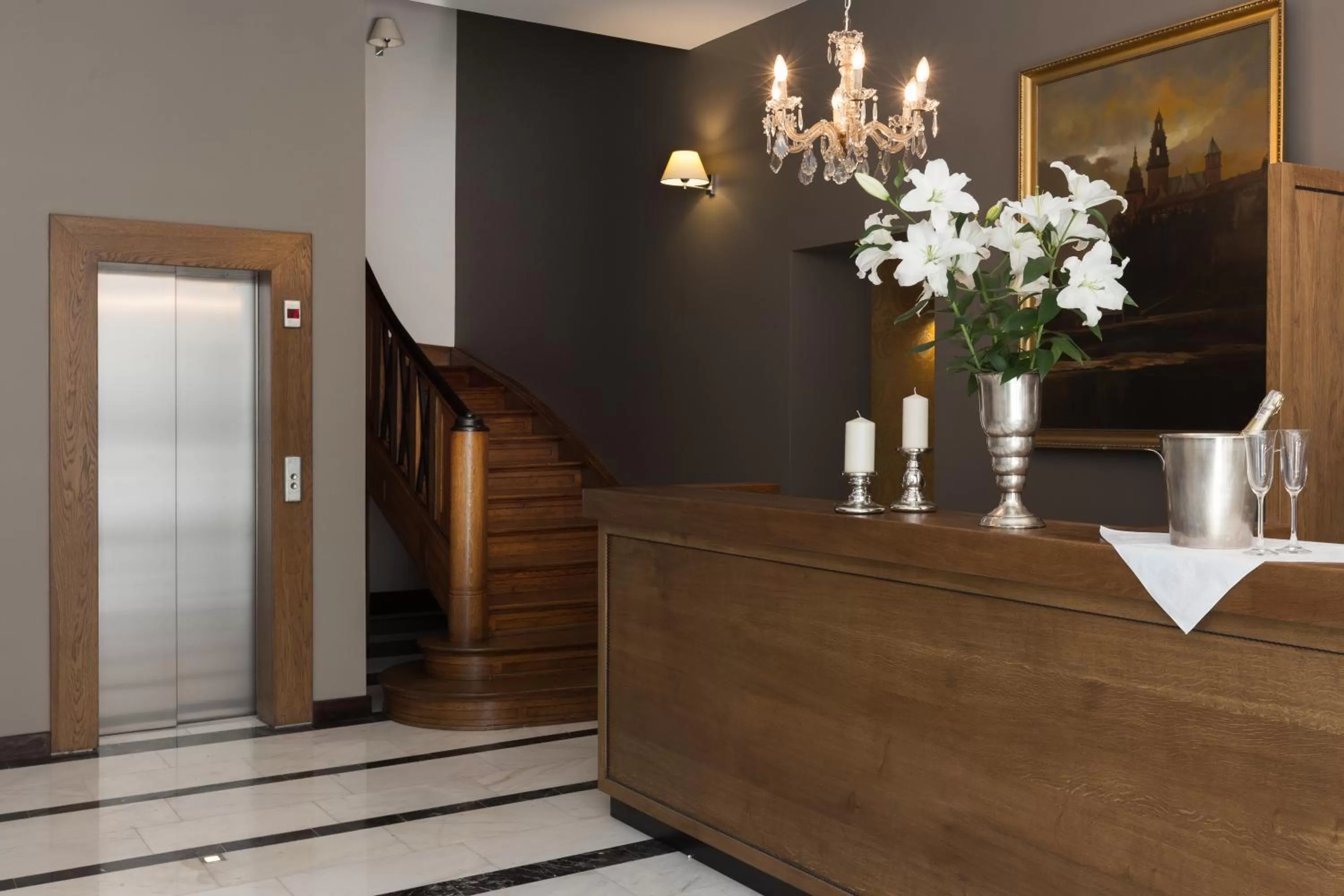 Lobby or reception in Grottger Luxury Boutique Hotel City