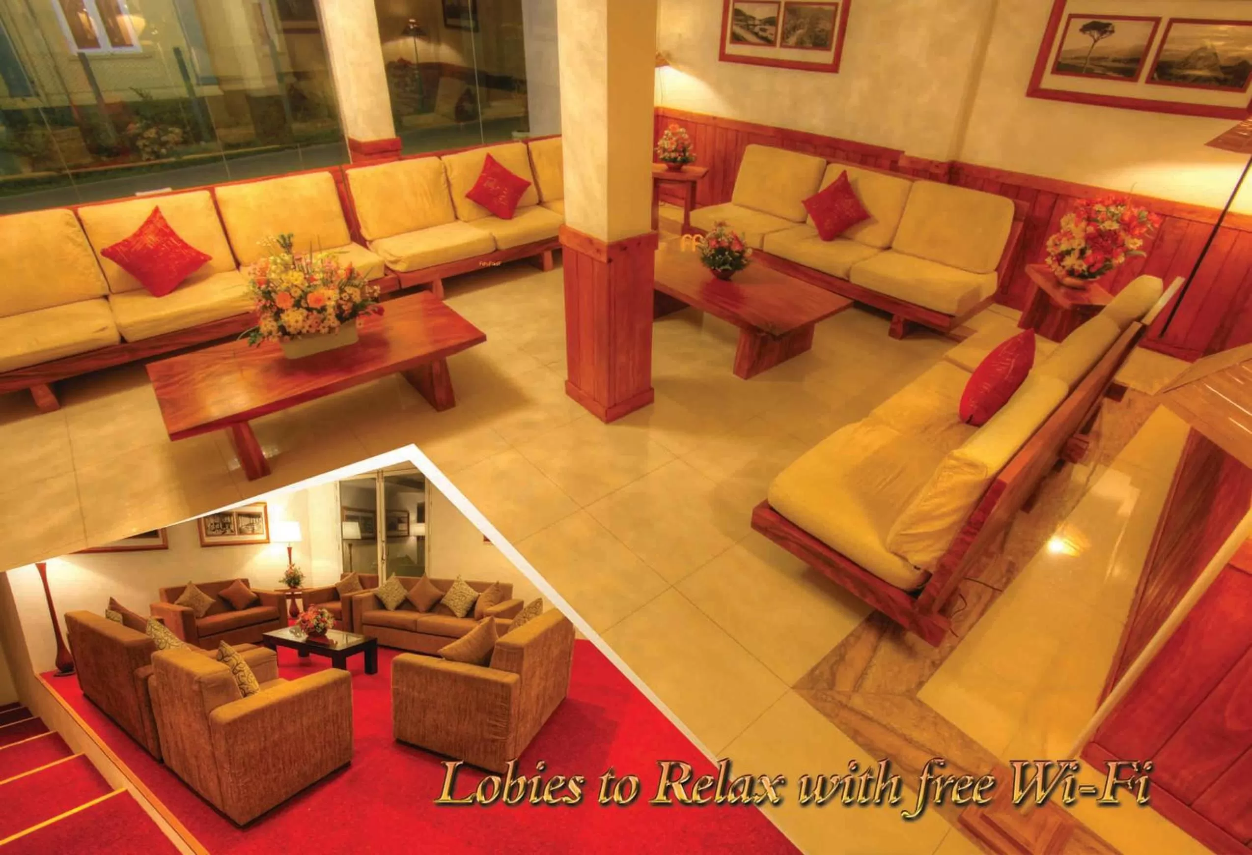 Lobby or reception in The Queensburry City Hotel