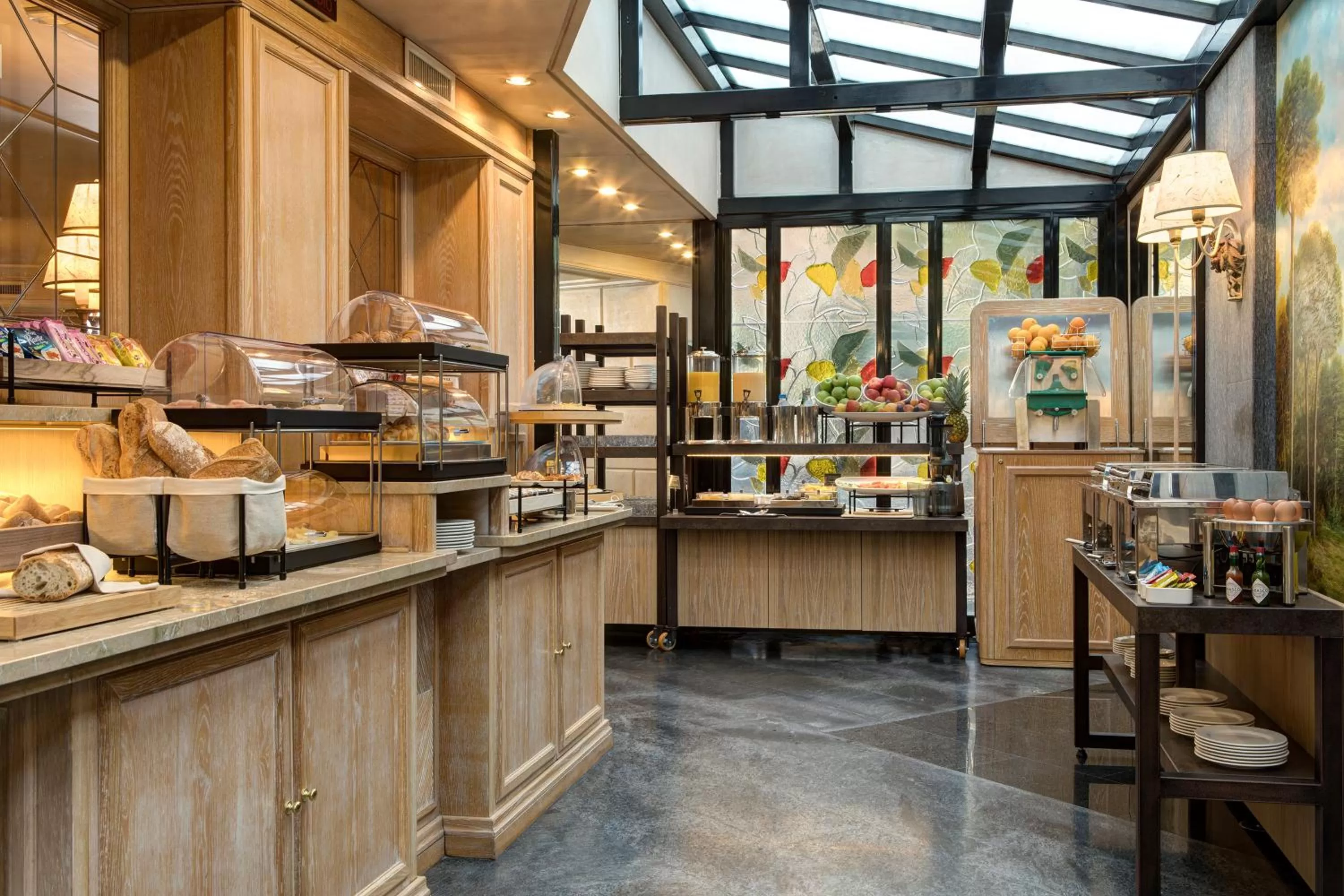 Buffet breakfast in Hotel Capitol Milano