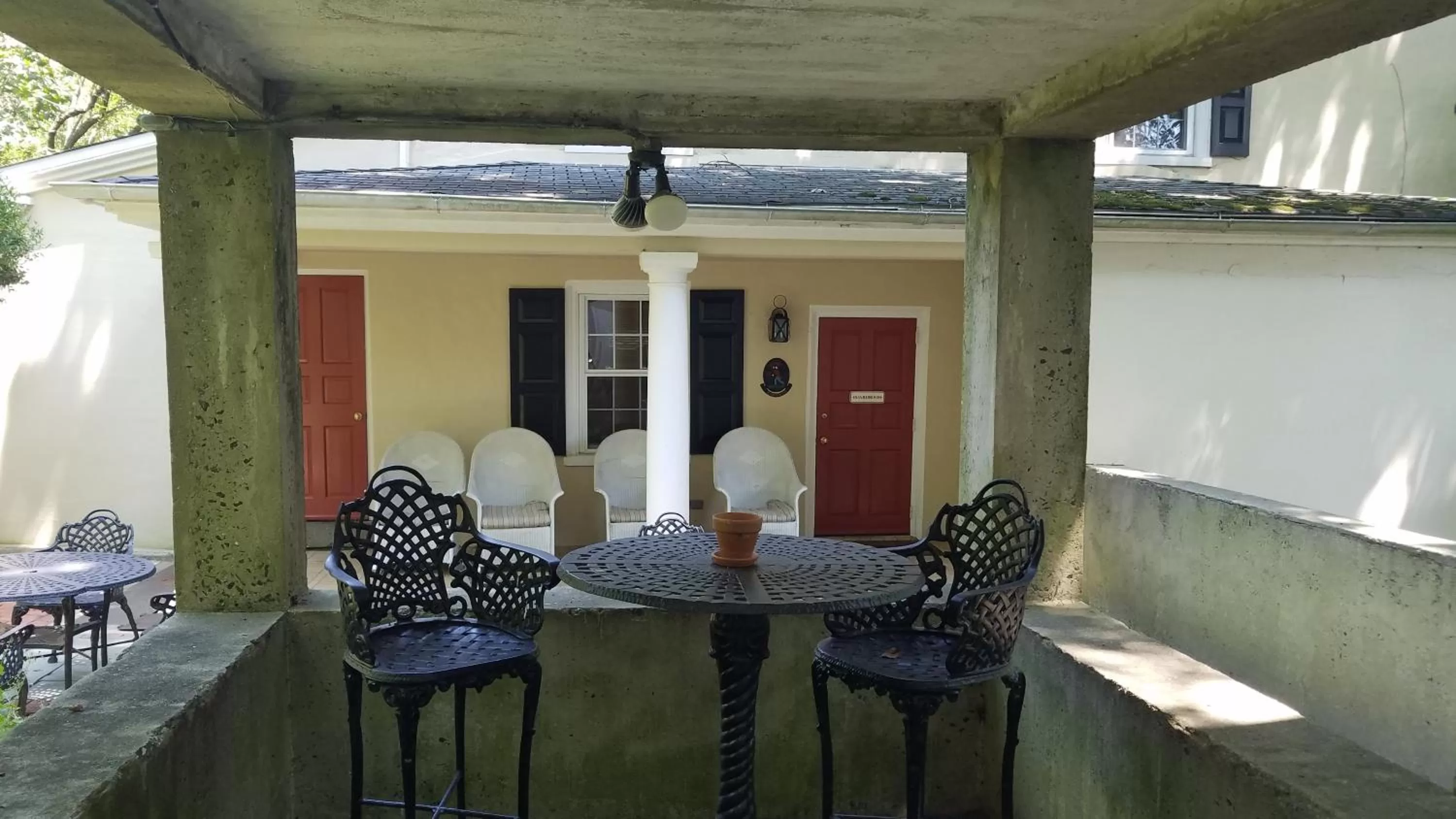 Patio in The Inn at Montchanin Village & Spa