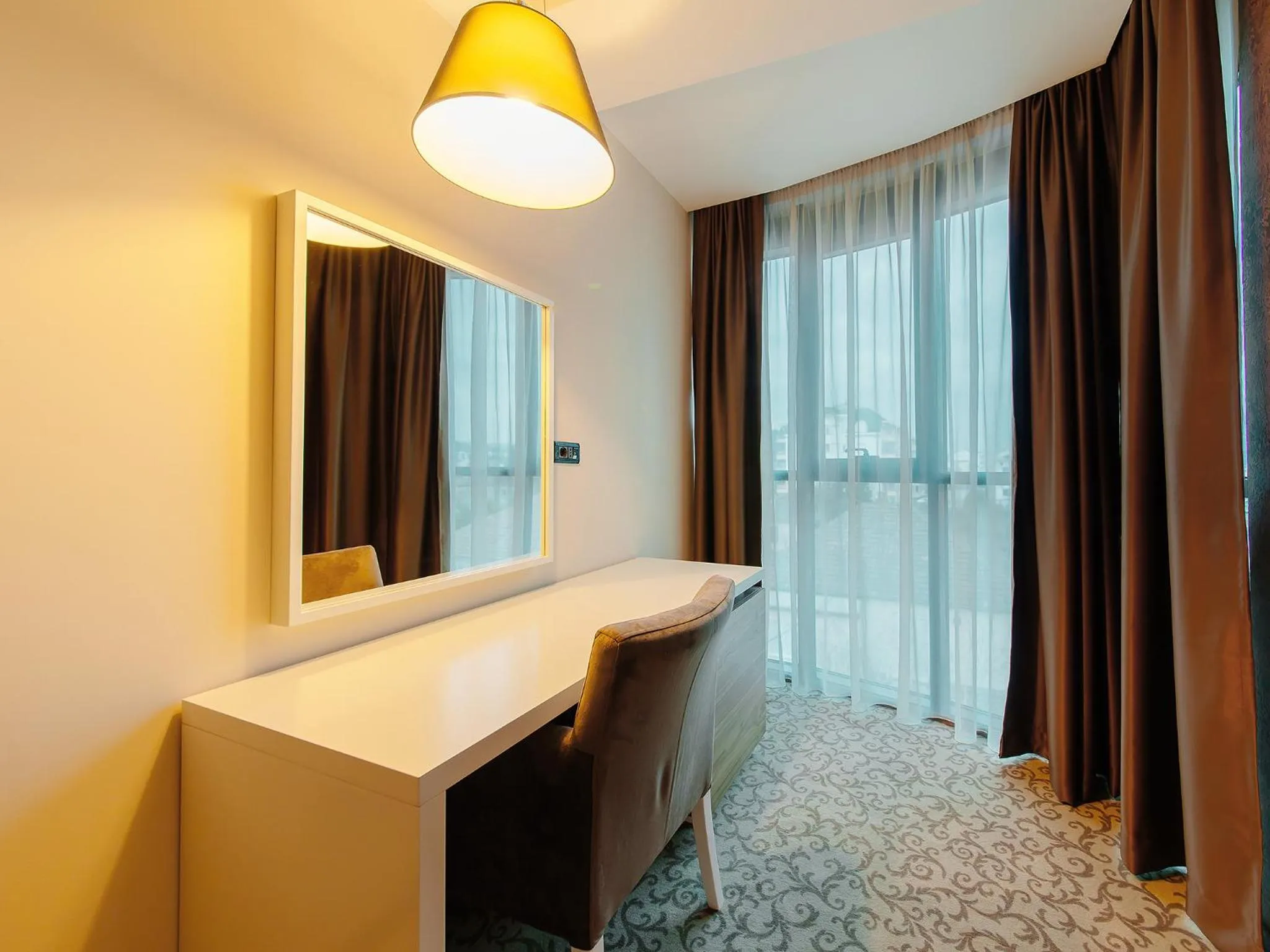 View (from property/room), Bed in Hotel New Star