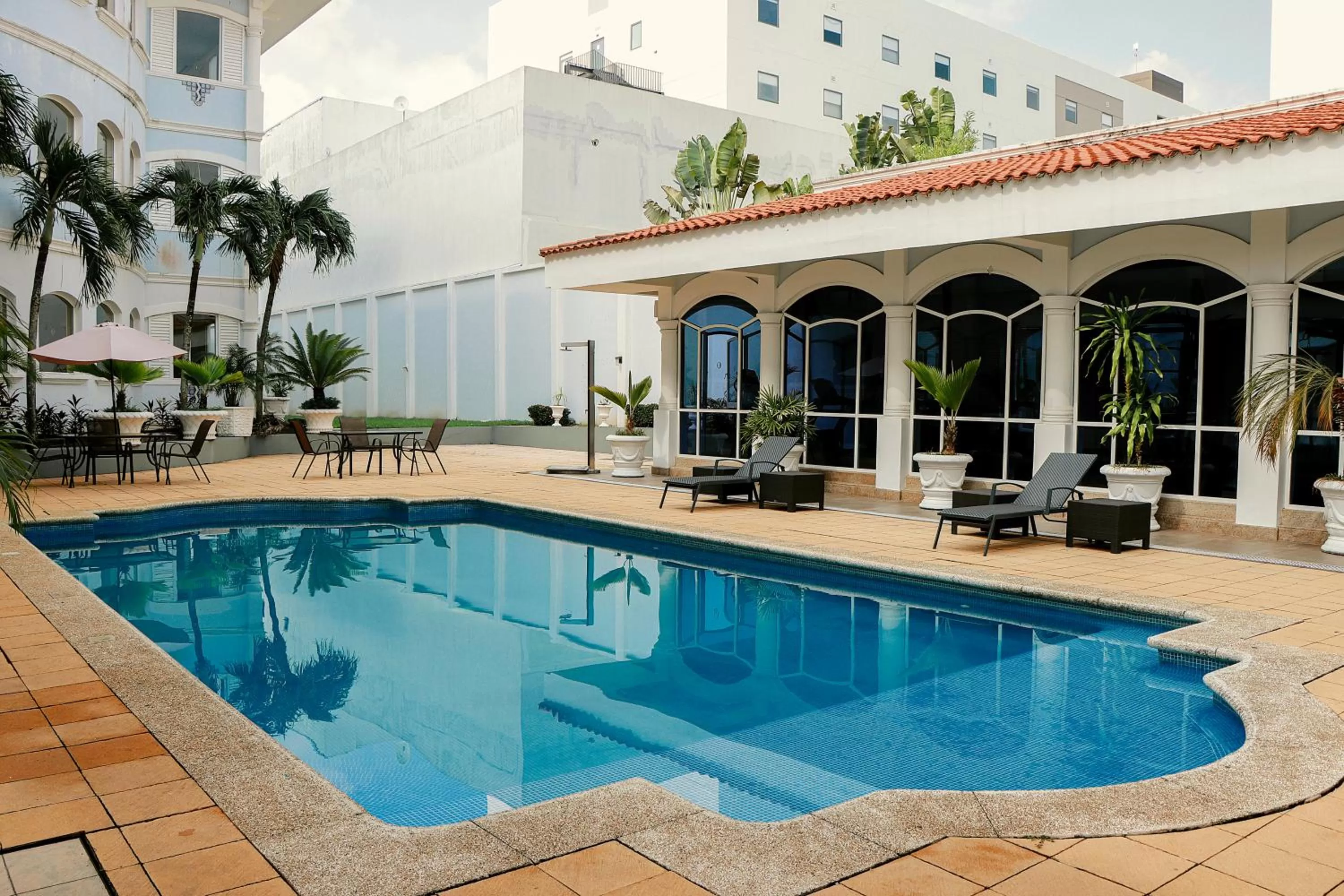 Swimming pool in Quinta Edén Villahermosa