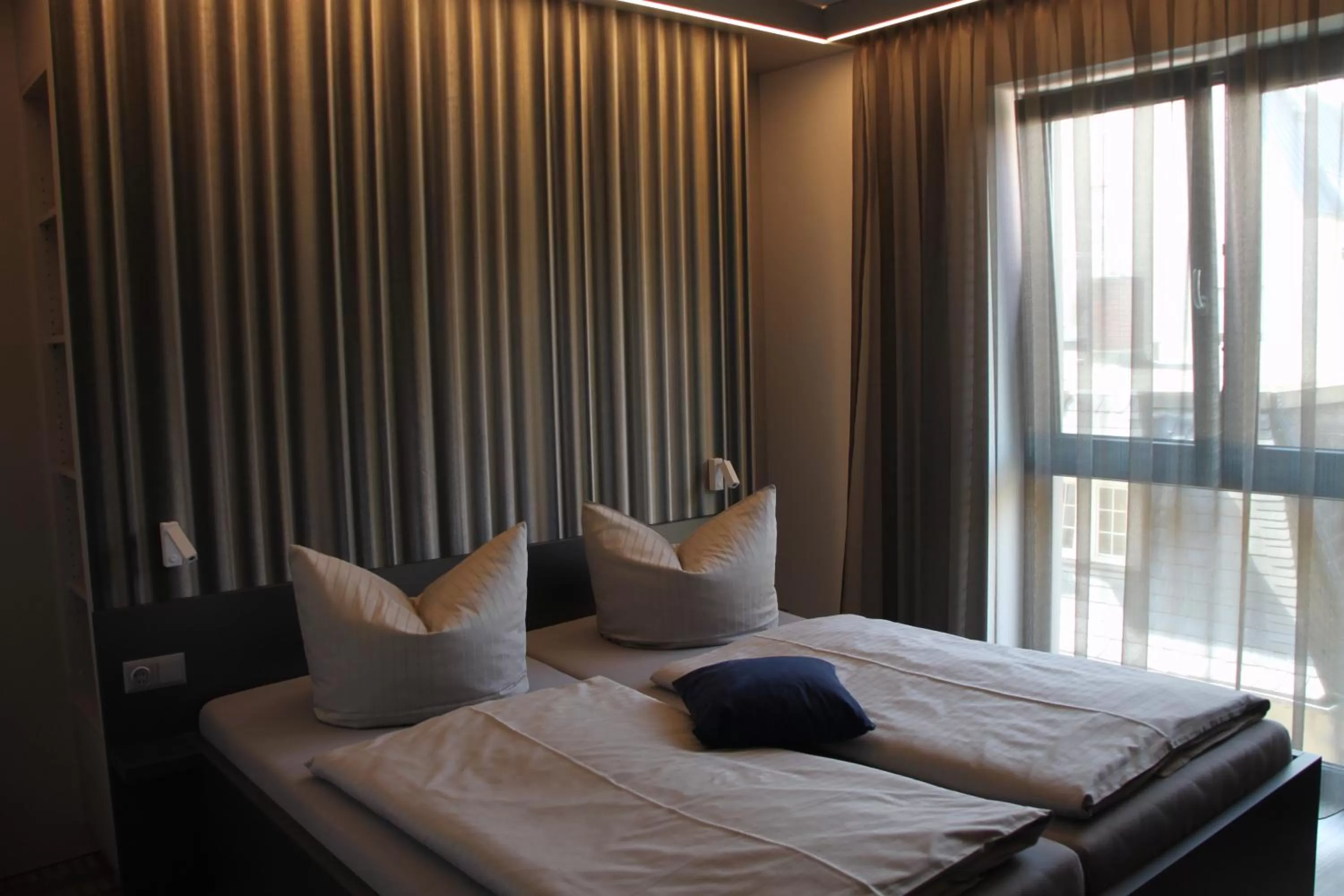 Decorative detail, Bed in Hotel Eulensteins