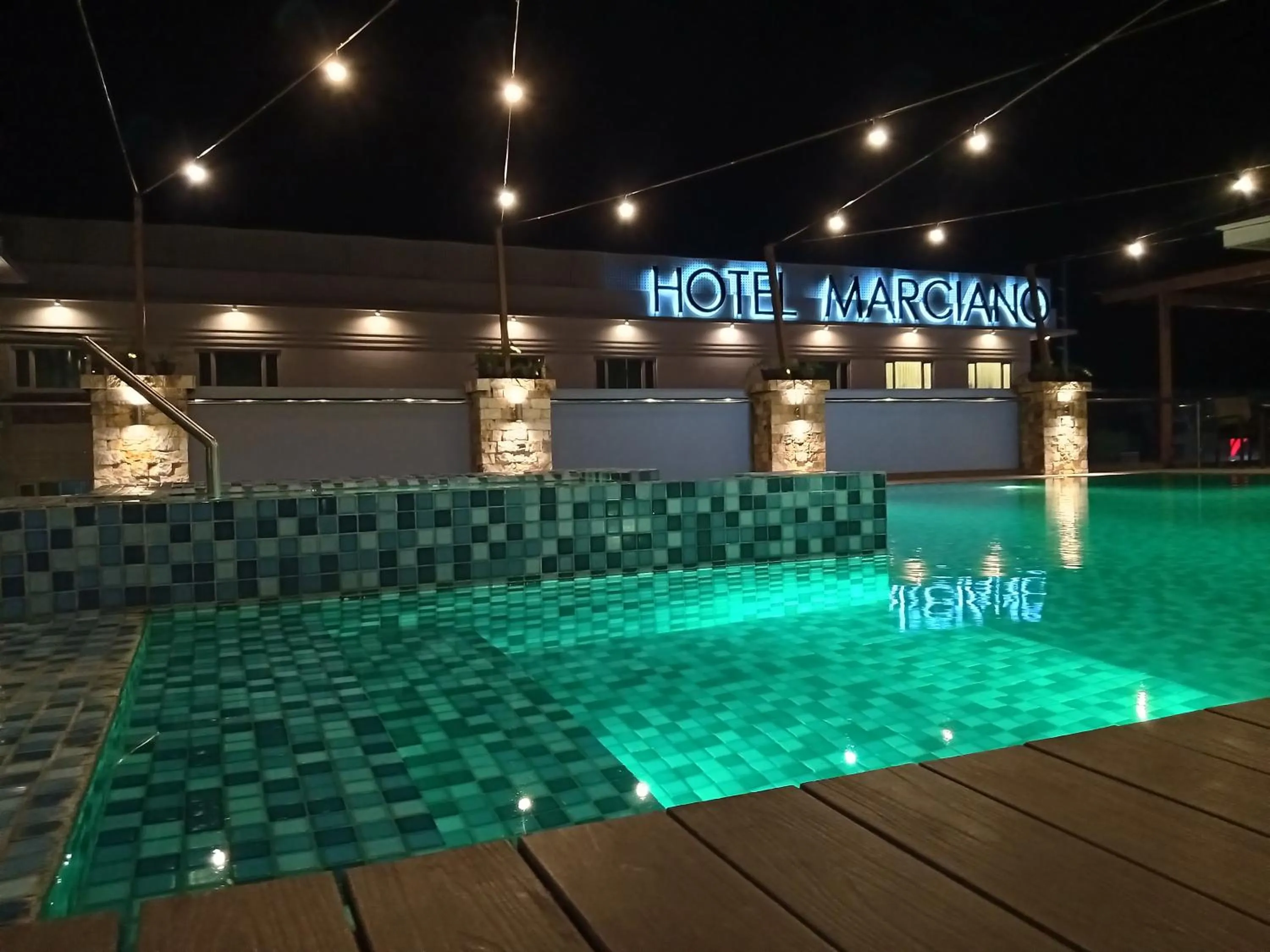 Swimming pool in Hotel Marciano