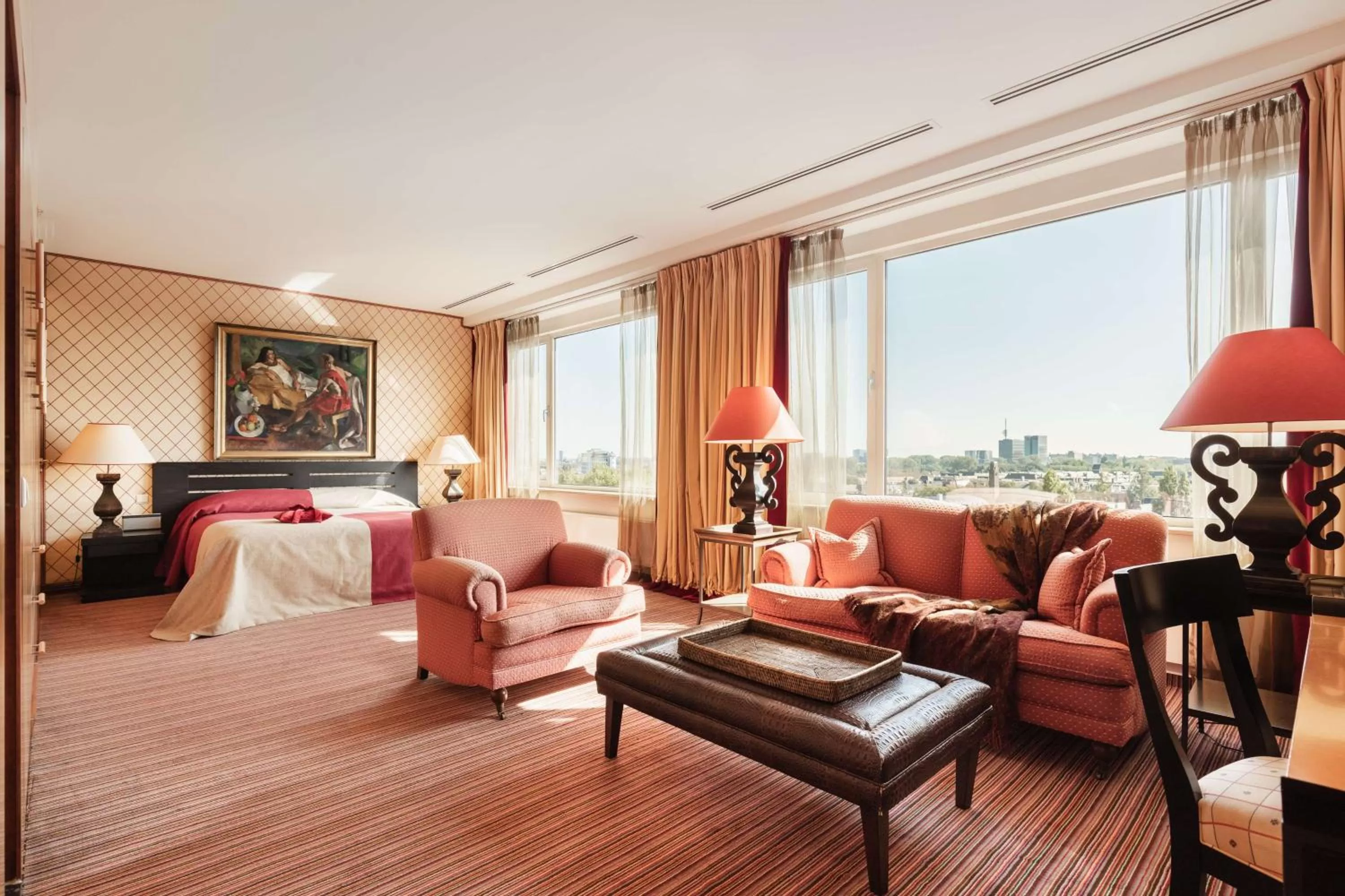 Bed in Hilton Amsterdam