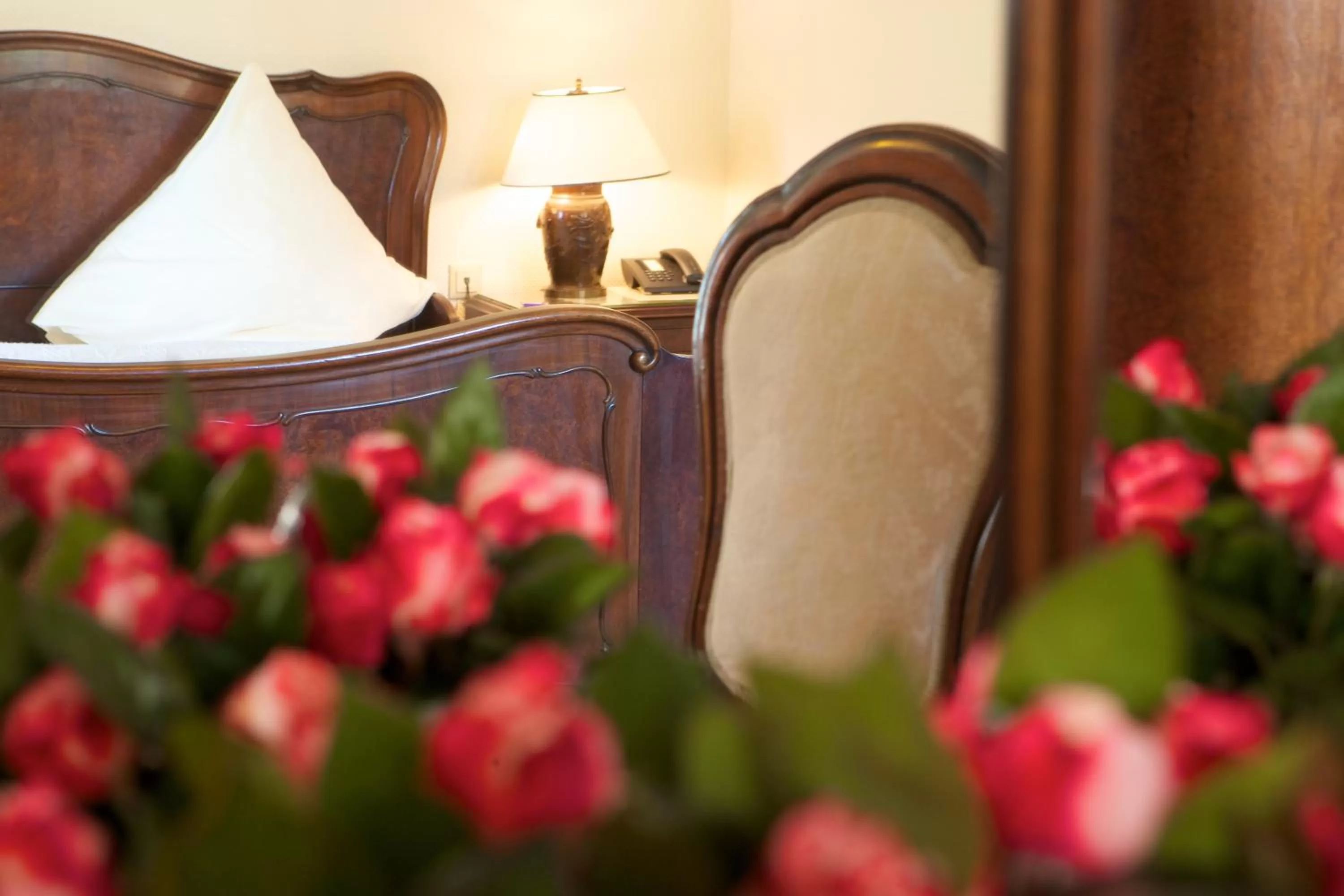 Decorative detail, Bed in Hotel Villa Meererbusch