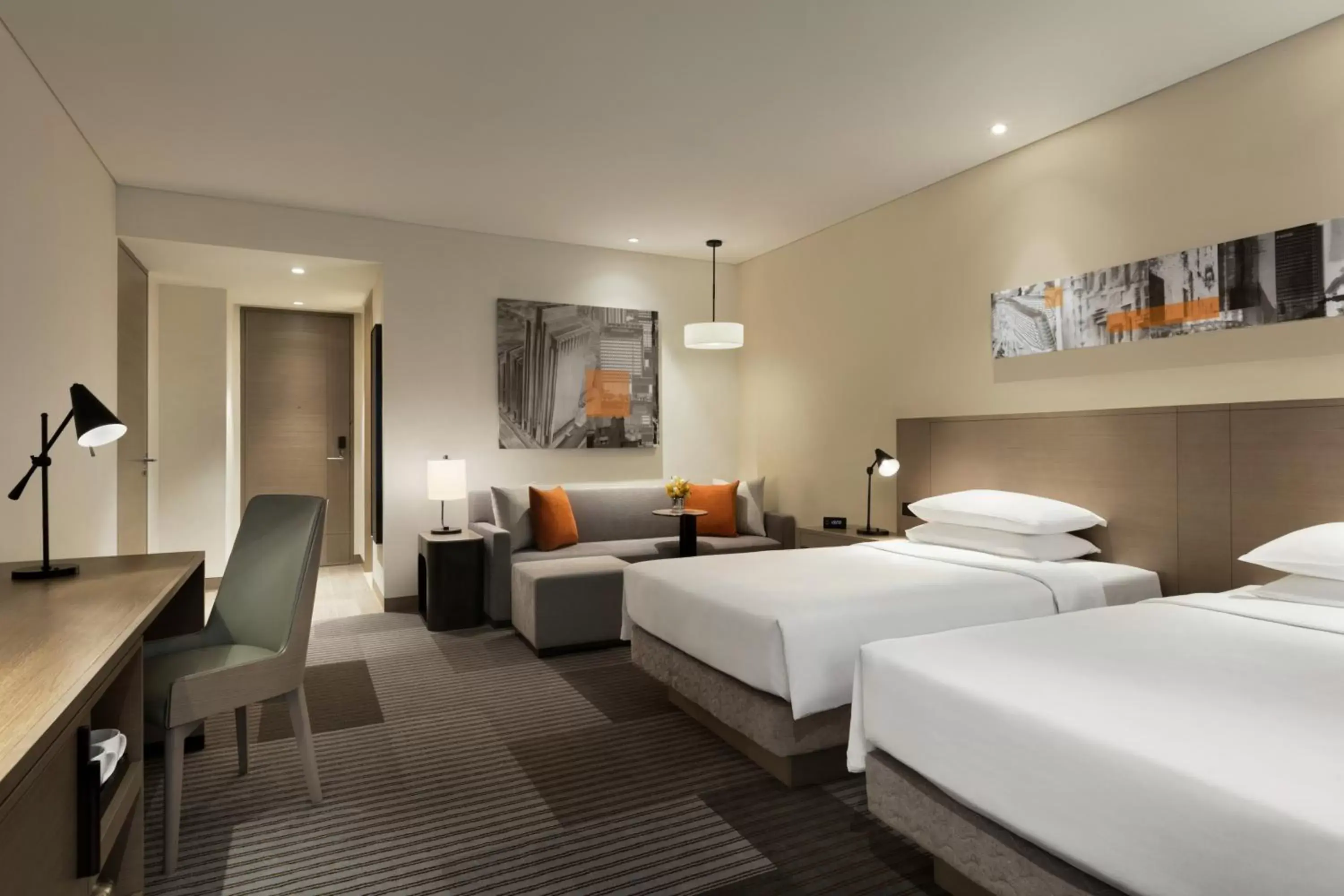 Twin Room with Sofa Bed in Hyatt Place Shanghai Tianshan Plaza Twin Room with Sofa Bed in Hyatt Place Shanghai Tianshan Plaza