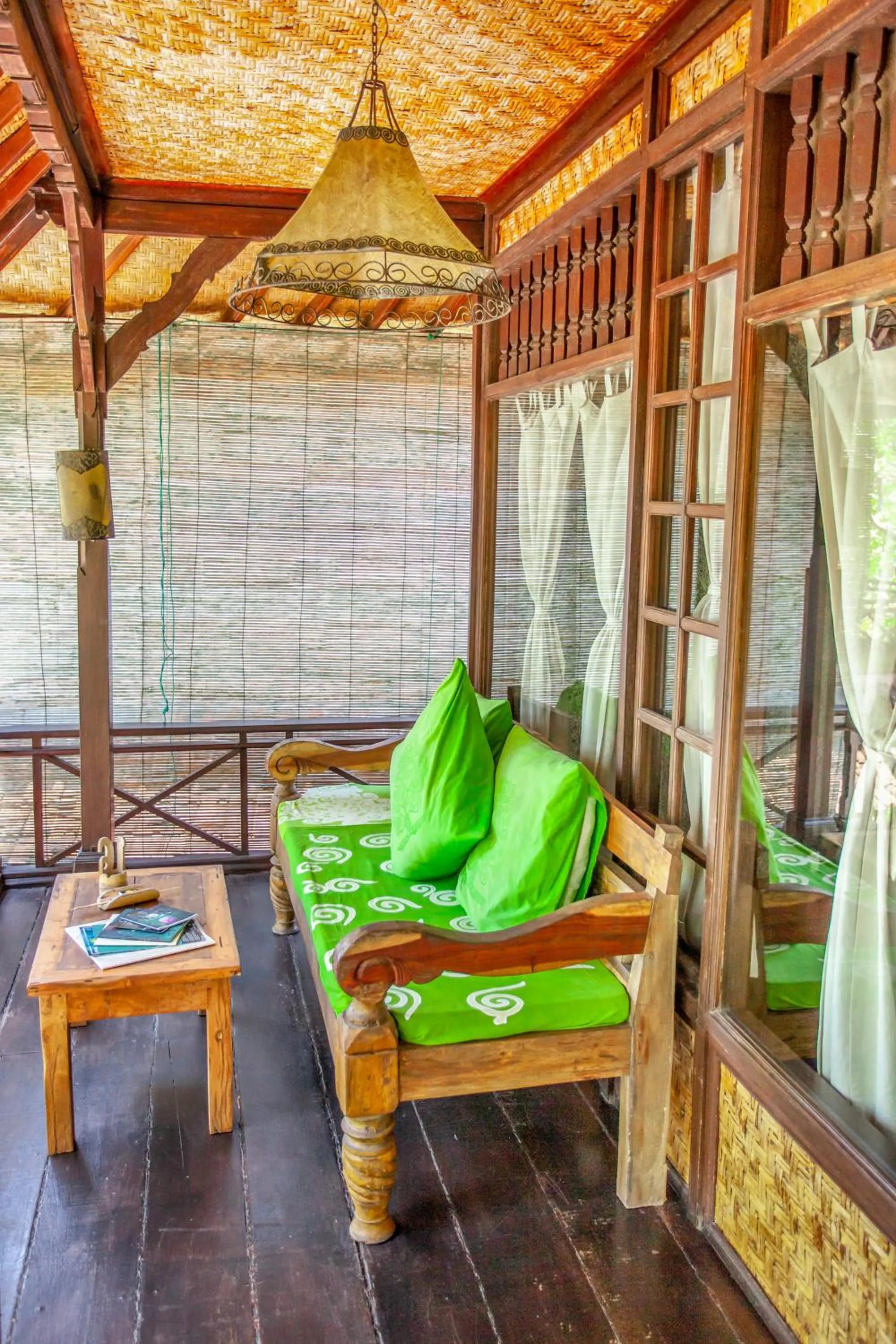 Balcony/Terrace in Swasti Eco Cottages