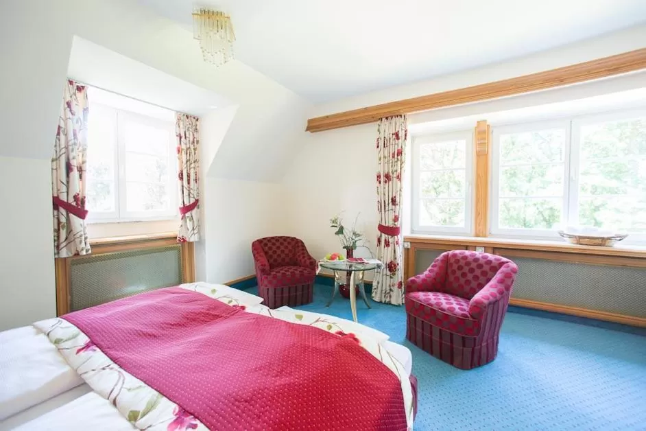 Bed in Hotel Aselager Mühle