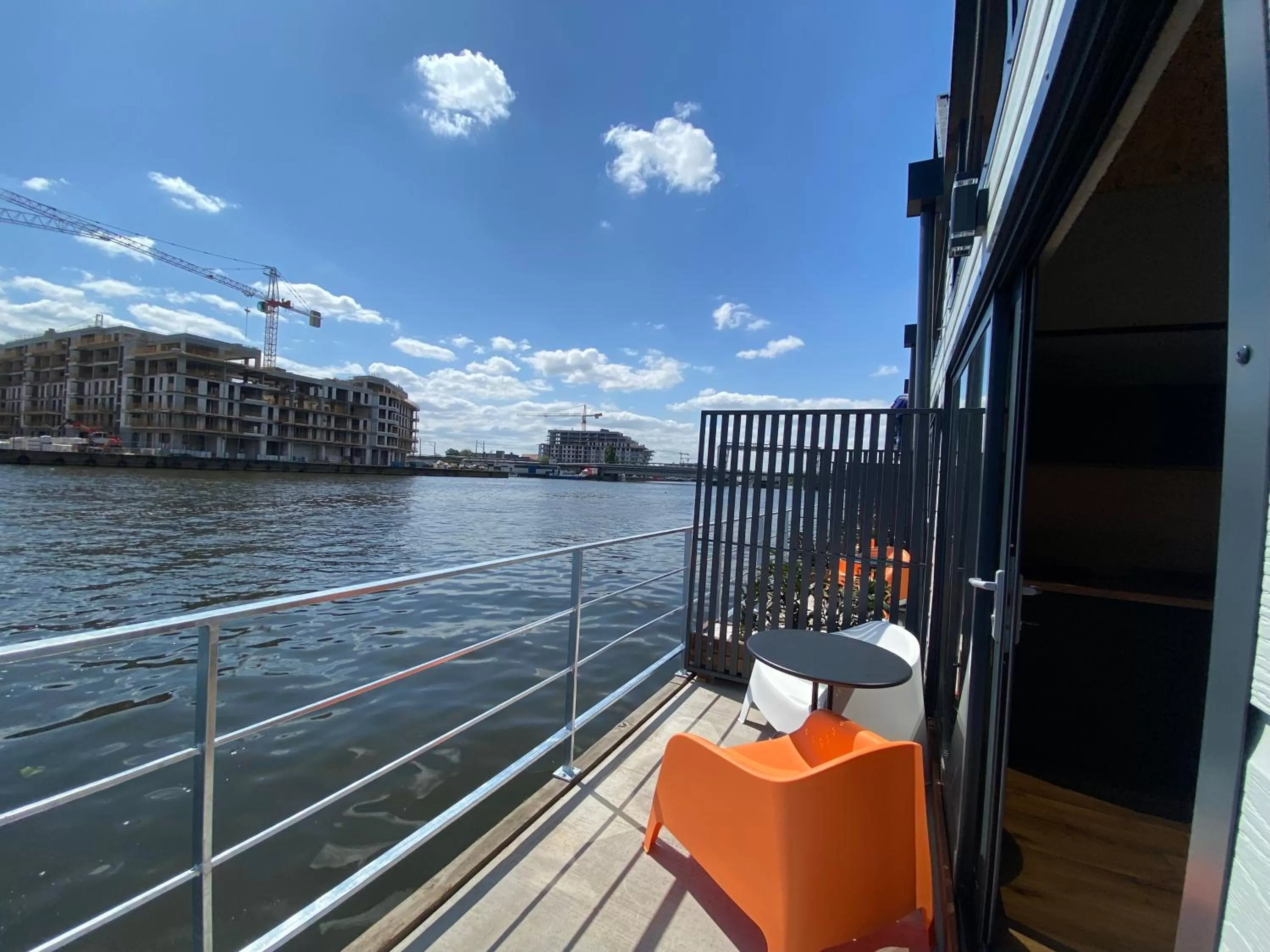 River view in Floating Apartments - ODRA DREAM