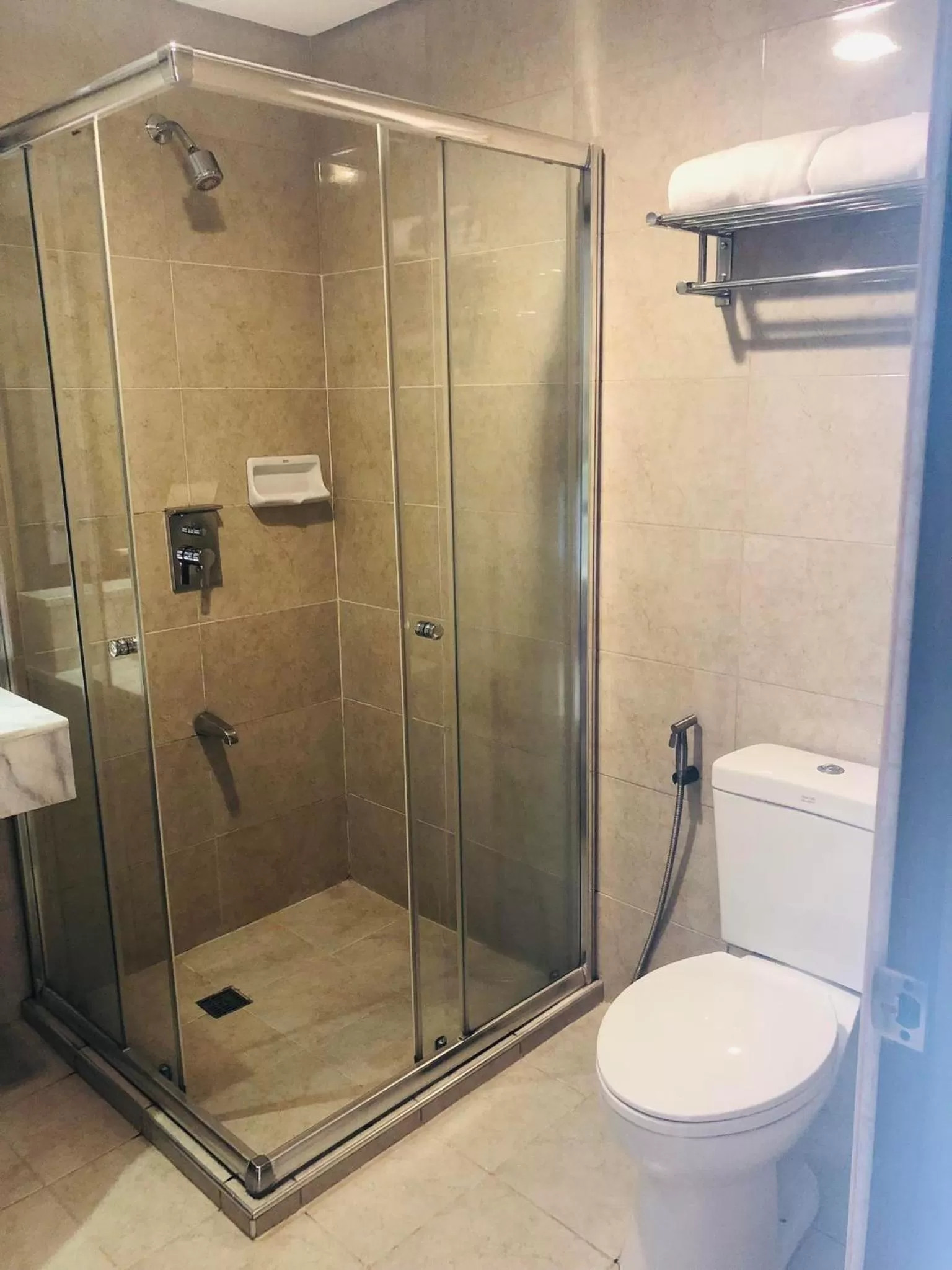 Shower in MO2 Lagoon Coron