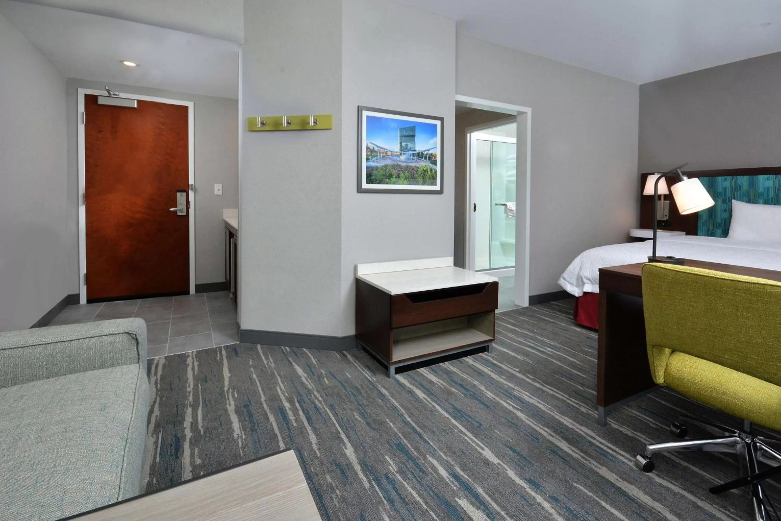 Bedroom, Bed in Hampton Inn & Suites Charlotte North I 485