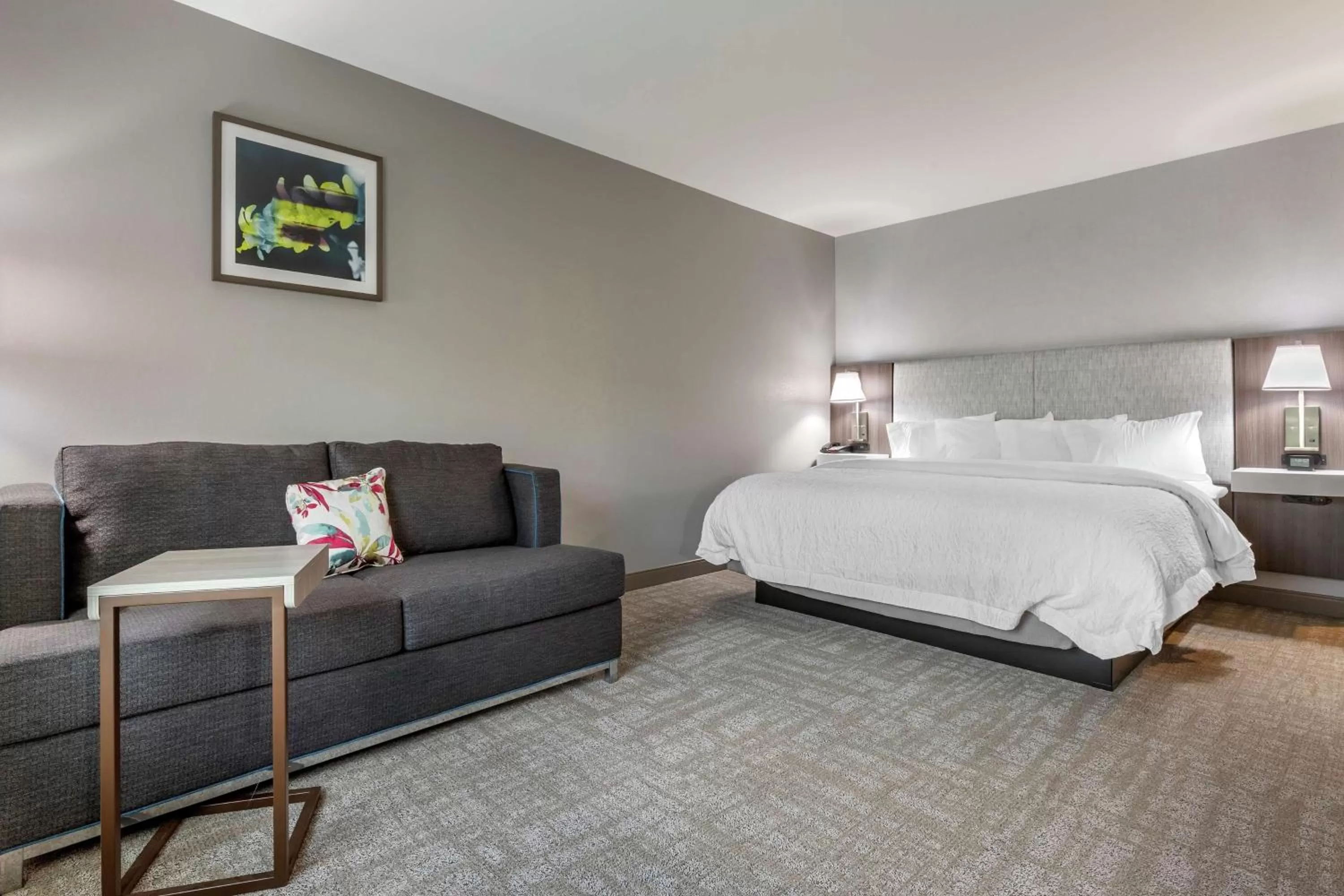 Bed in Hampton Inn Camden, SC