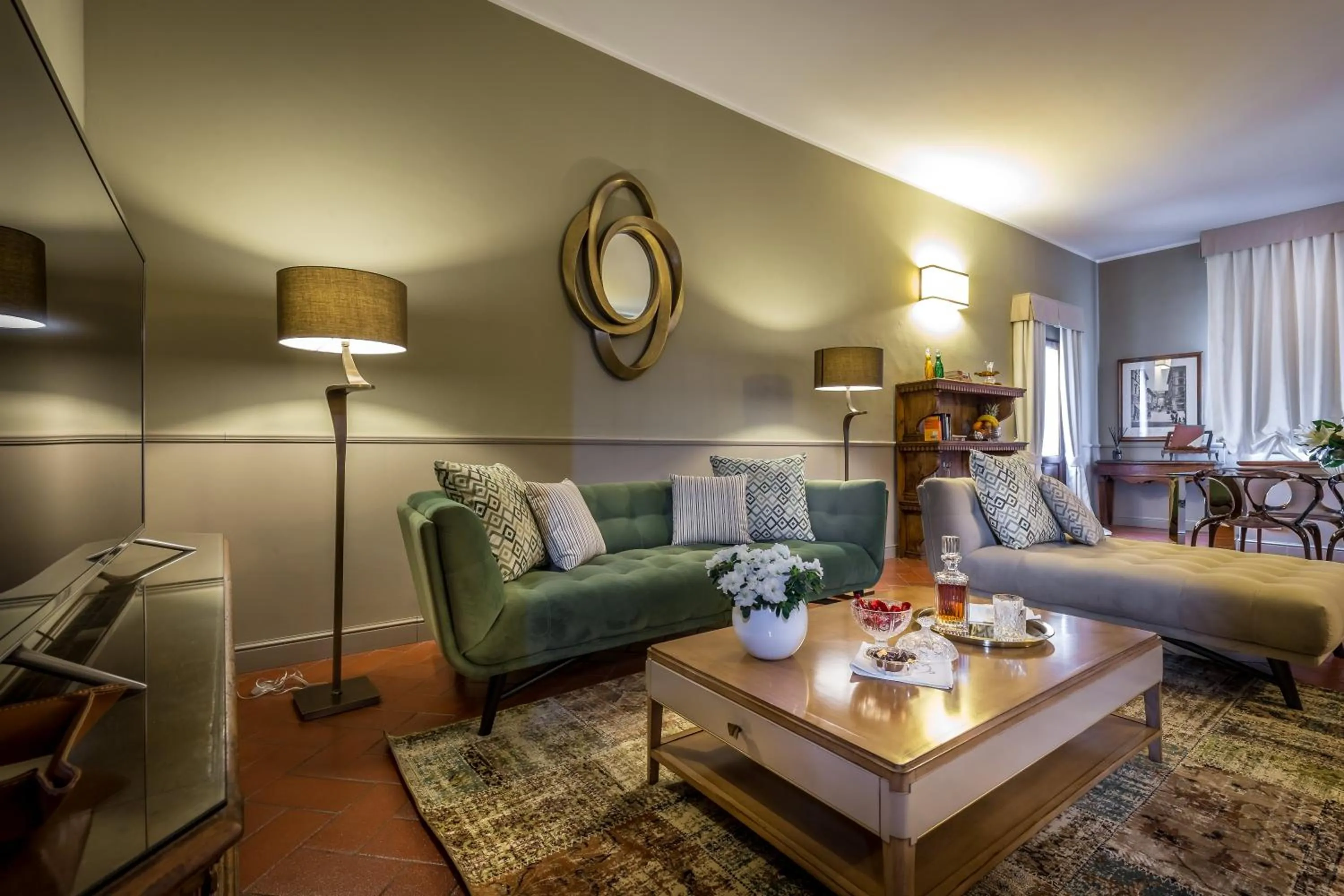 Living room in Palazzo Ridolfi - Residenza d'Epoca