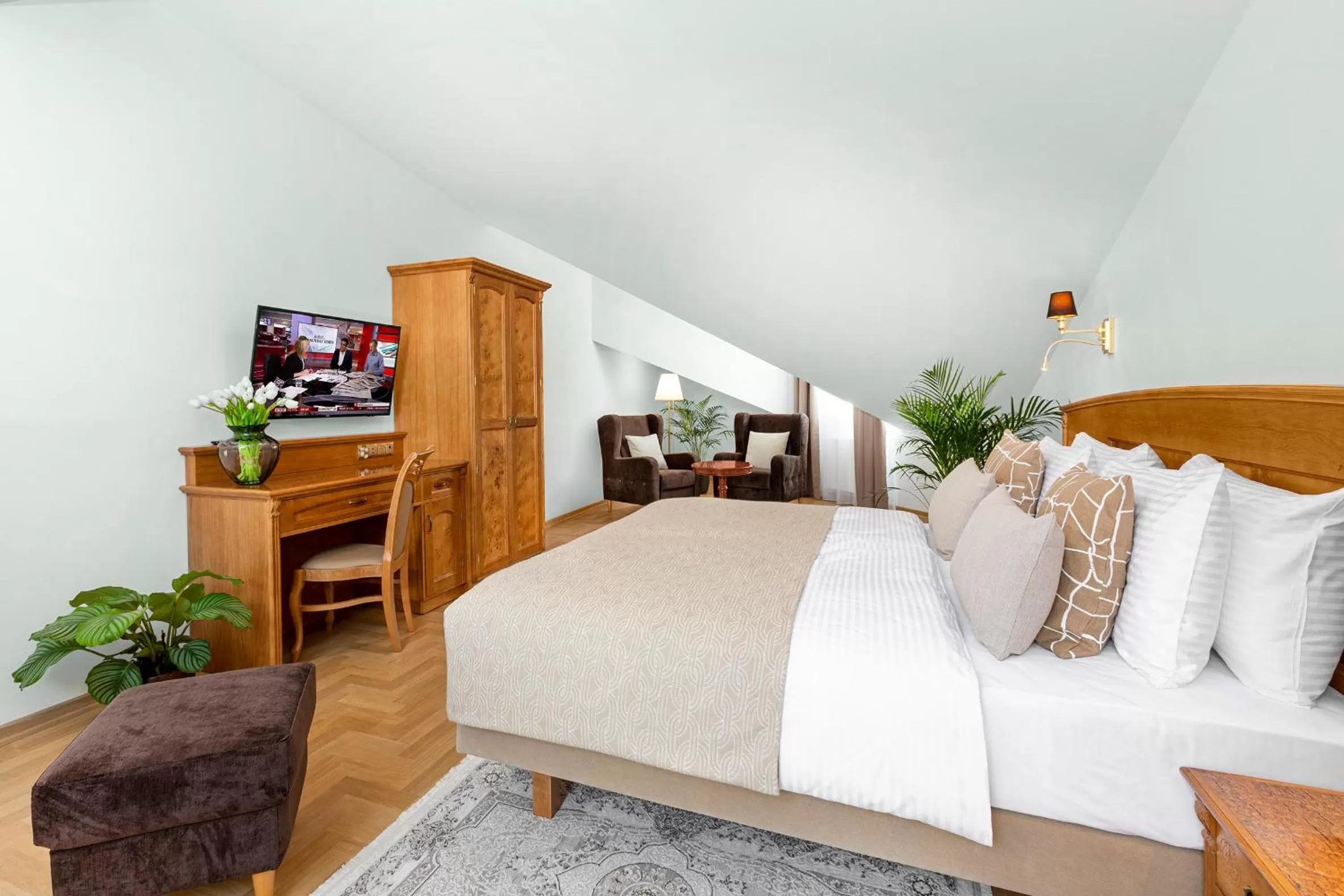 Bed in Ventus Rosa Boutique Aparthotel