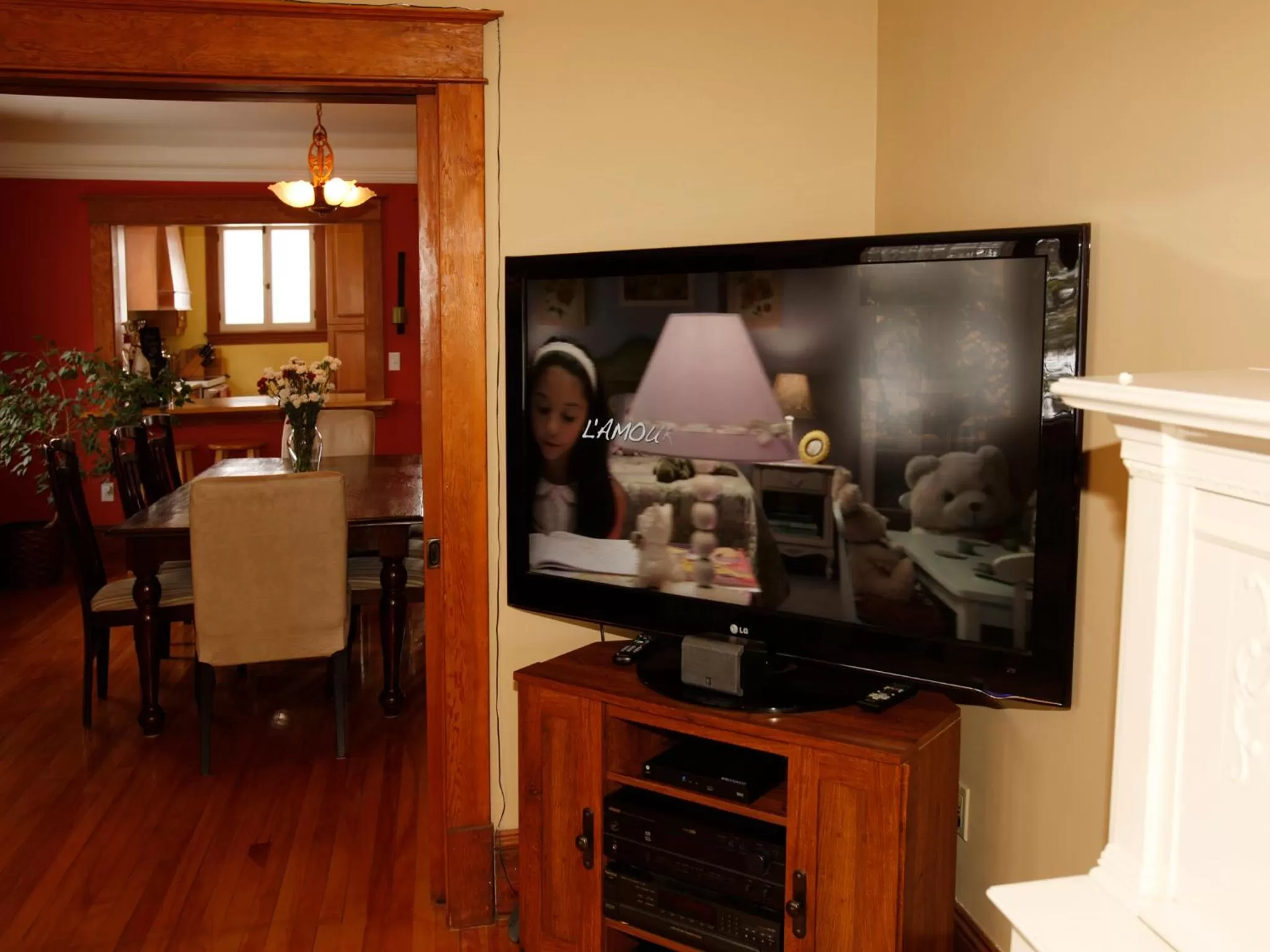 Living room in Au Virage B&B