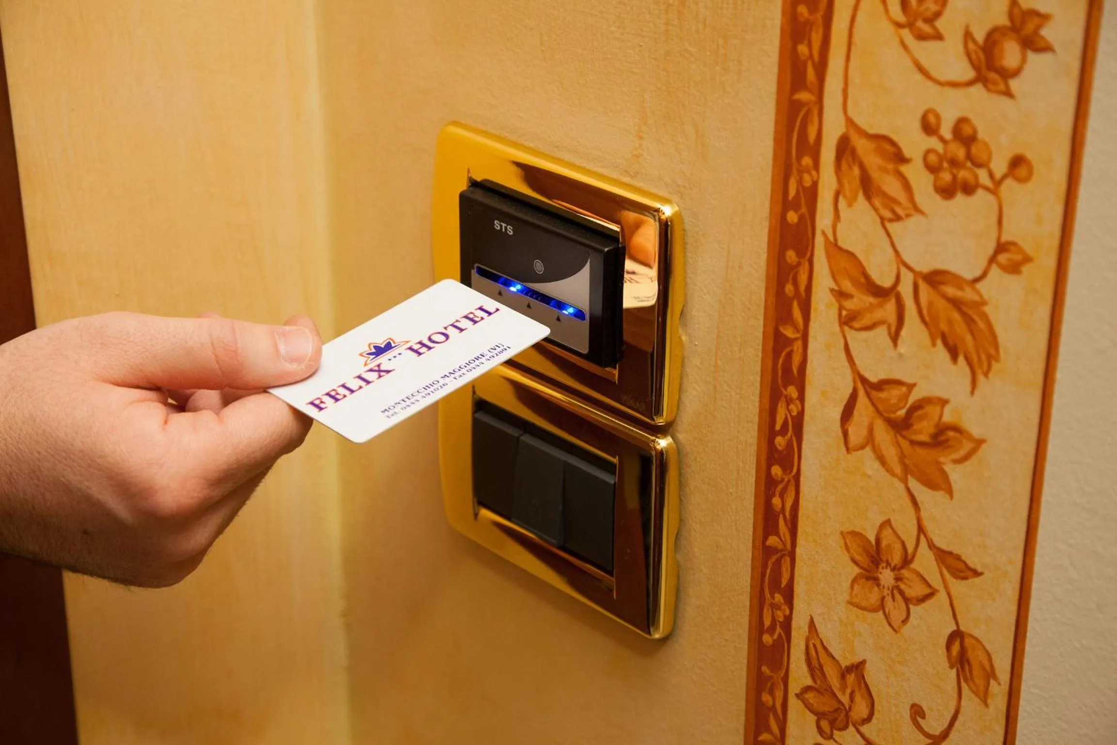 Decorative detail in Felix Hotel