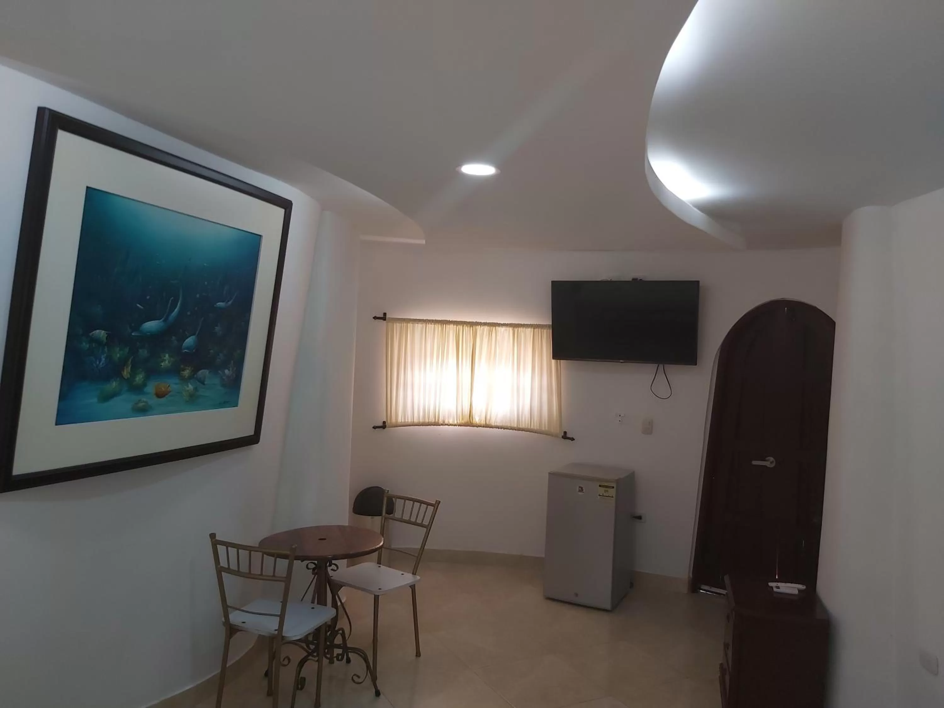 Living room, TV/Entertainment Center in Eco-Hotel Villa Elina