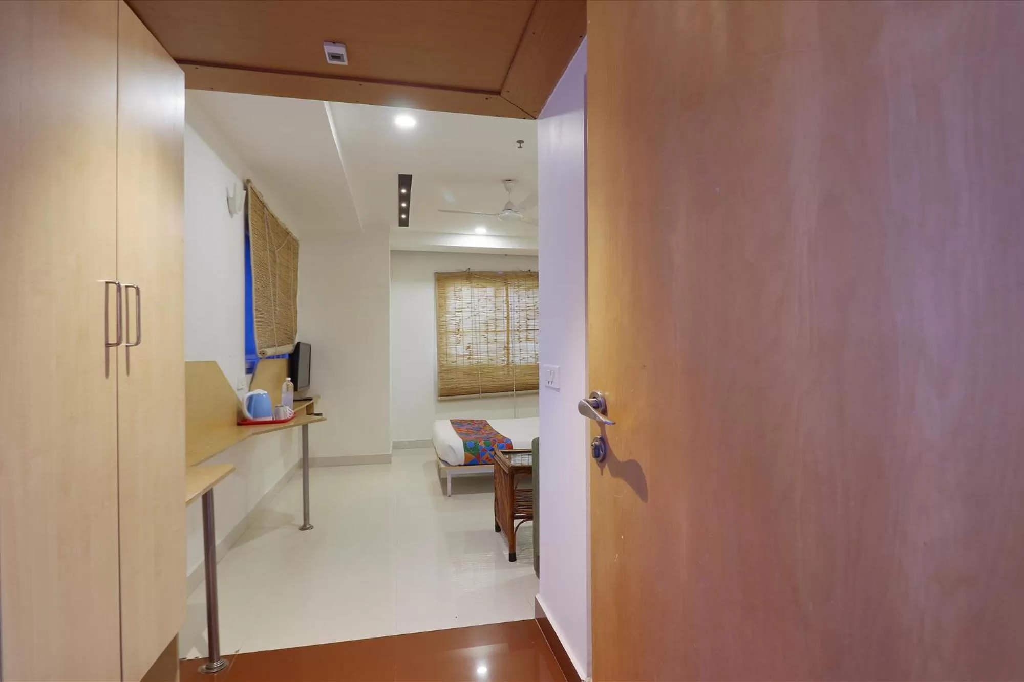 Bedroom in FabHotel Aamantran & Banquet Halls - Nr RTC X Roads Metro Station