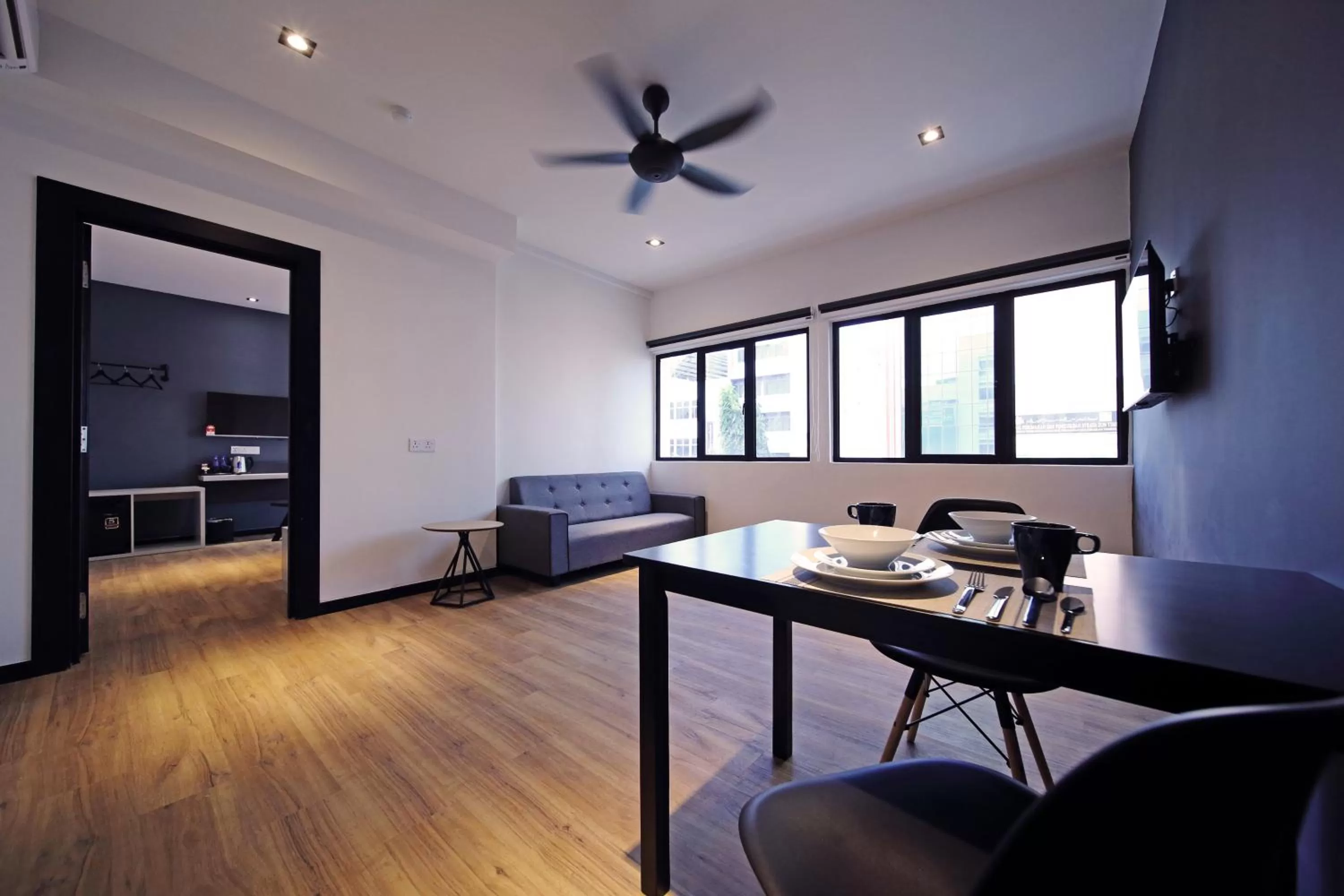 Communal lounge/ TV room in ARENA Boutique Hotel Kuala Terengganu