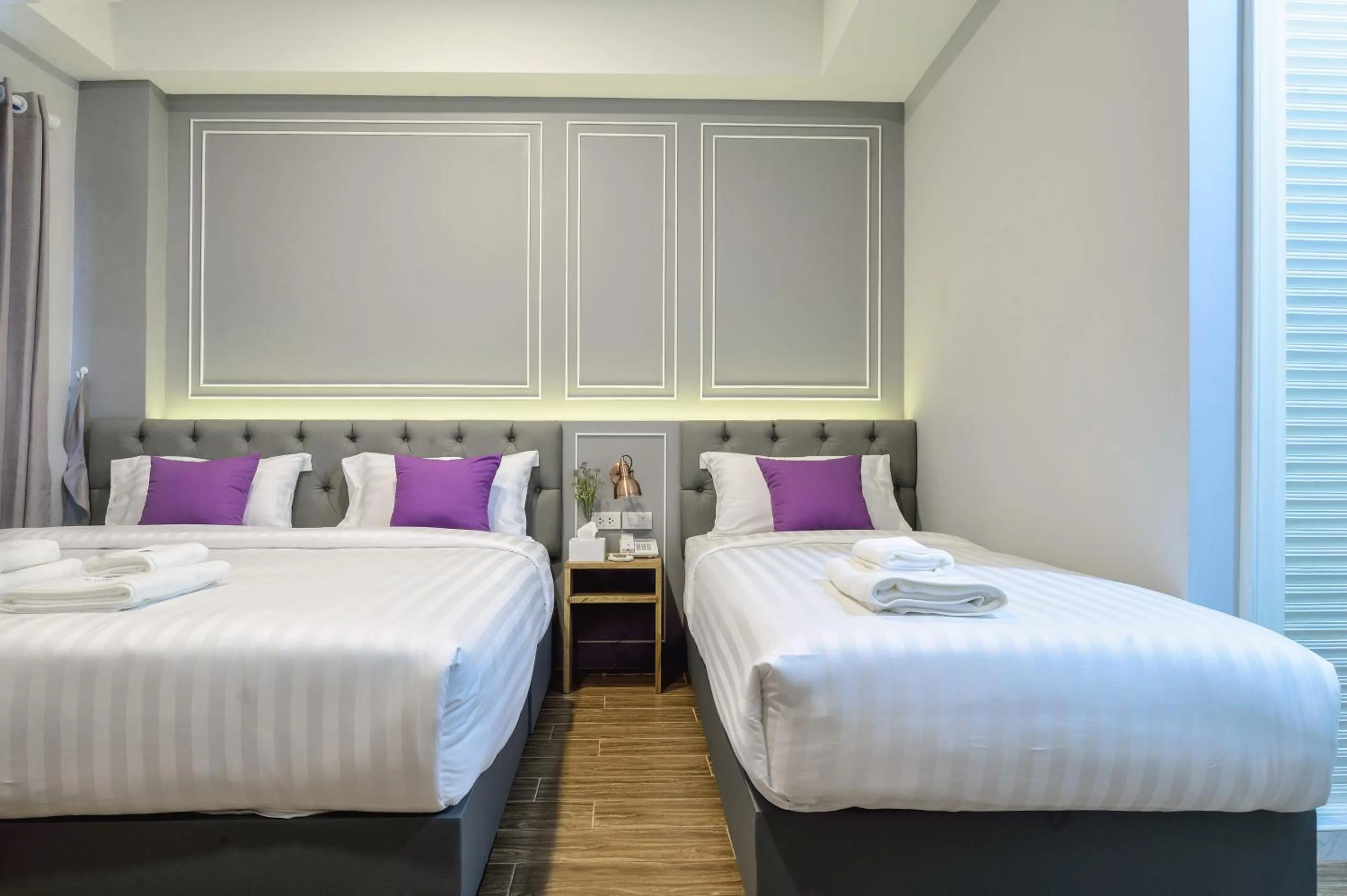 Bedroom, Bed in De Lavender Bangkok Hotel