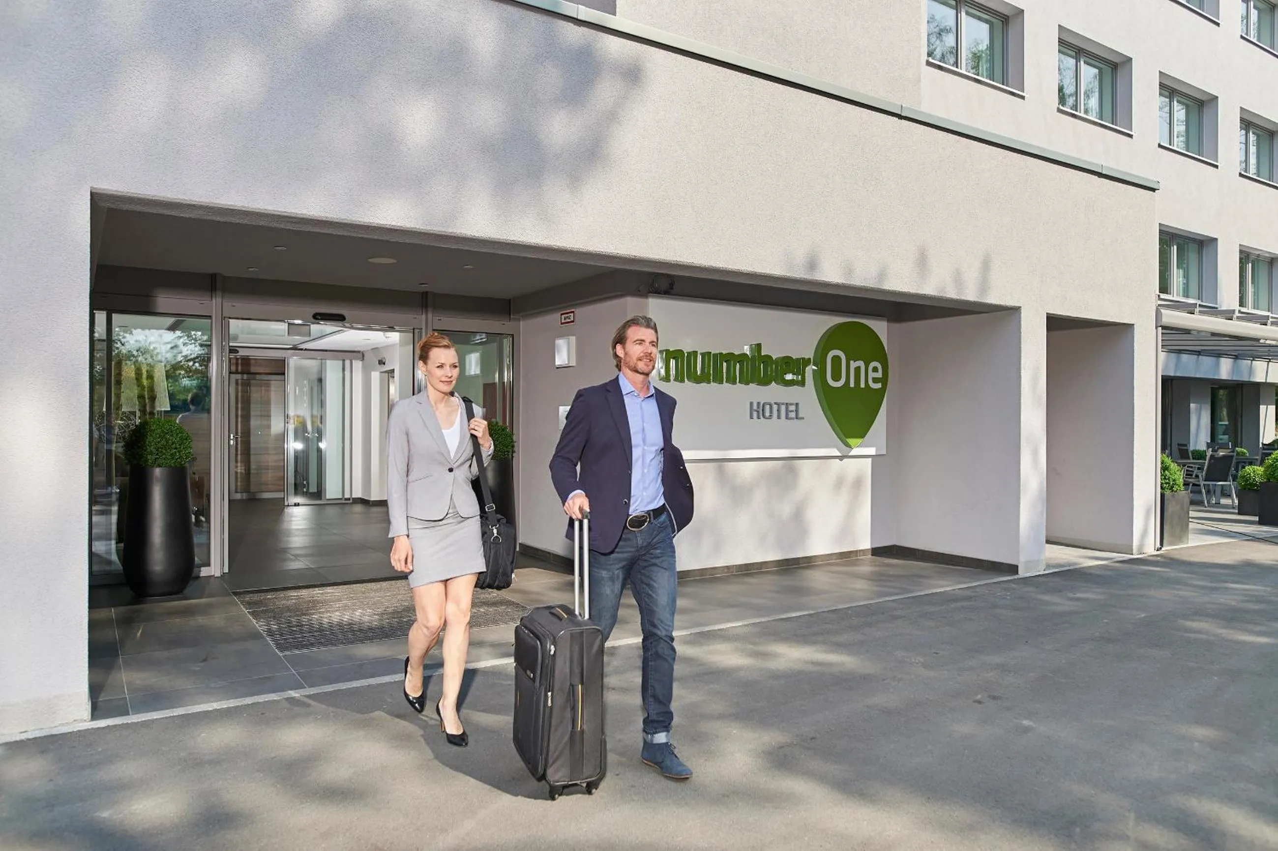 Facade/entrance in numberOne Hotel