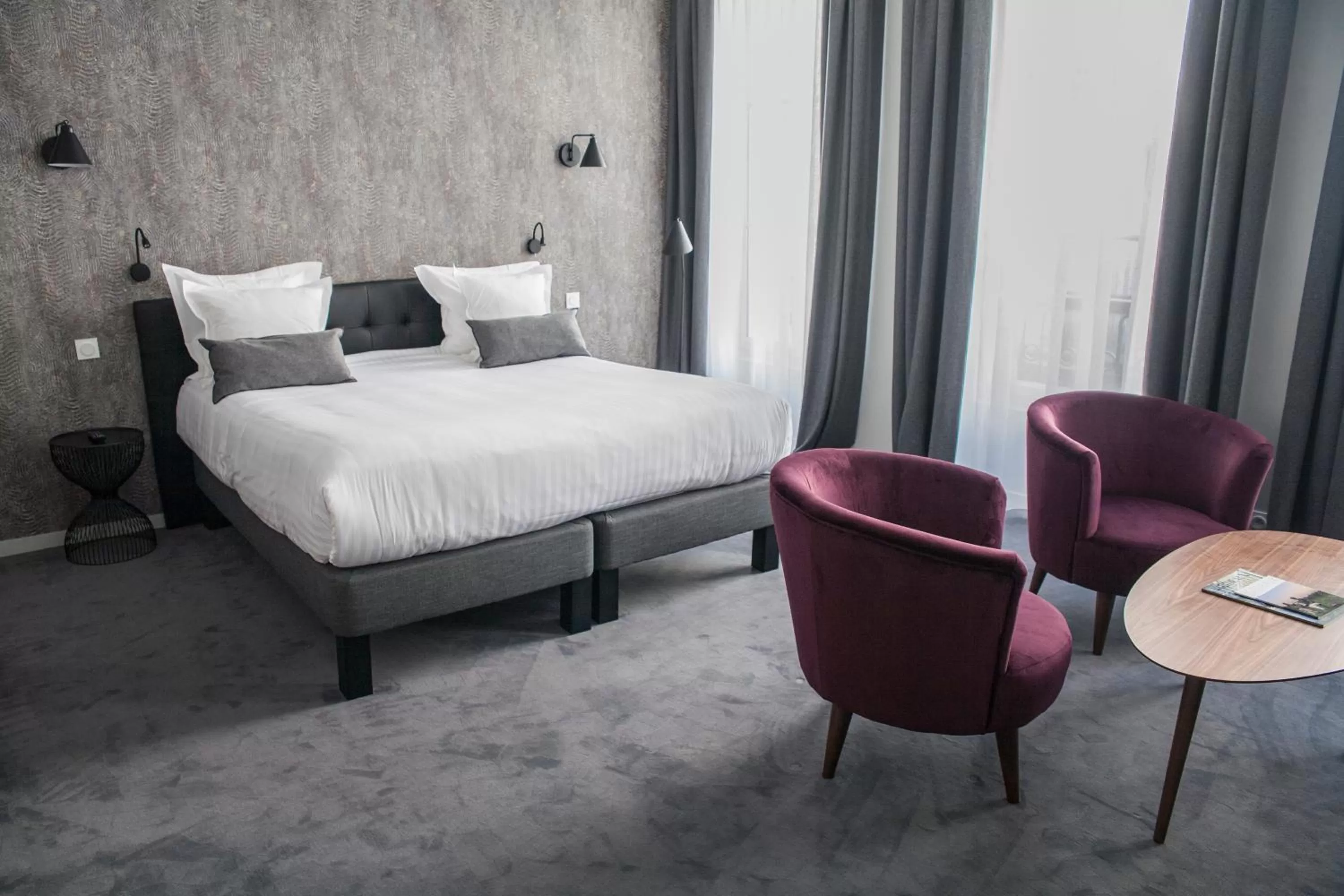 Bedroom, Bed in Hôtel de Tourny - Boutique Hôtel Bordeaux Centre